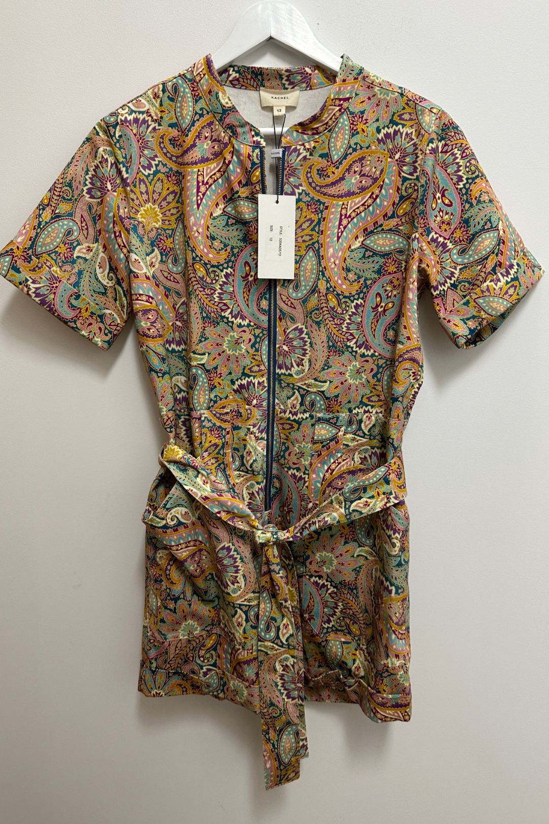 Kachel Lynn Short Sleeved Playsuit