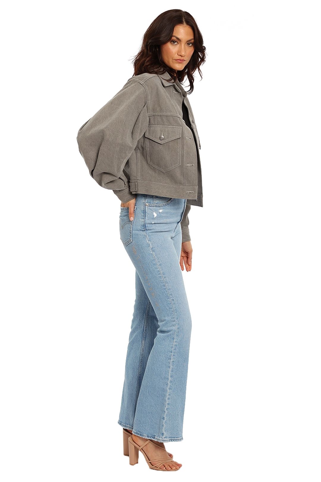 Magali Pascal Jasper Denin Jacket  Grey