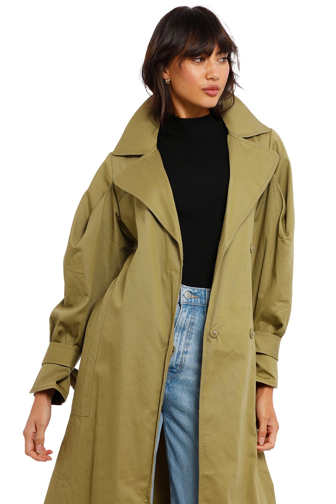 Magali Pascal Stevie Trench Olive