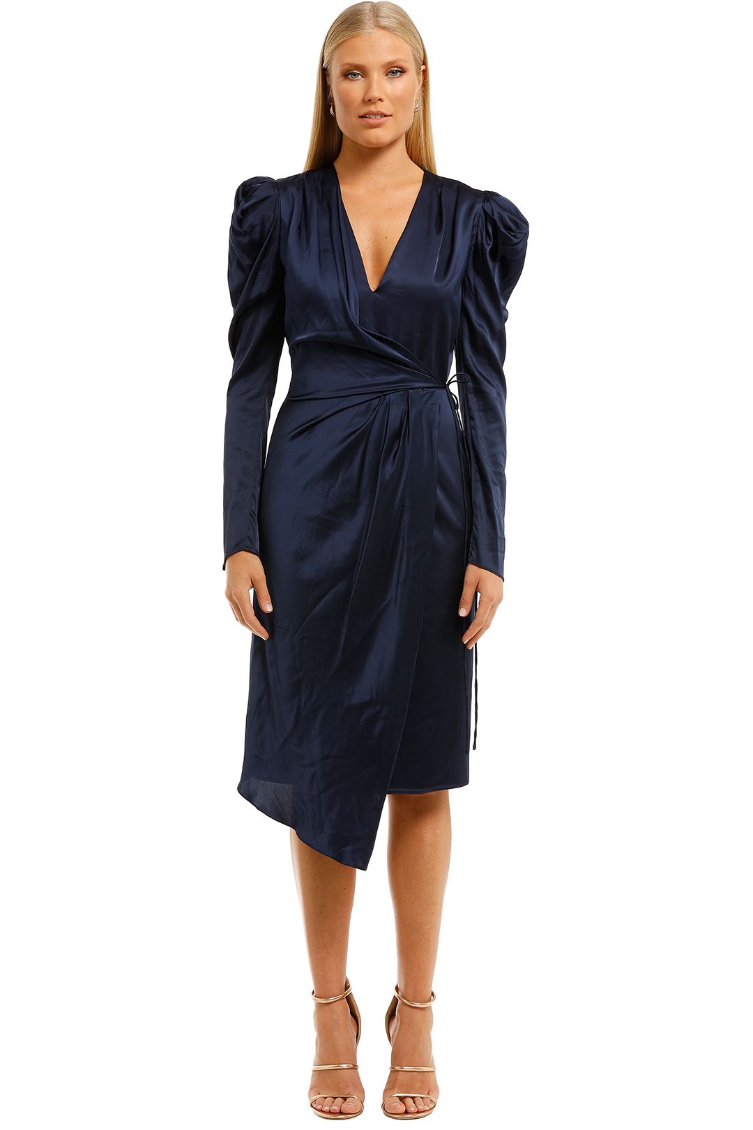 Manning-Cartell-Style-Code-Drape-Dress-Navy-Front