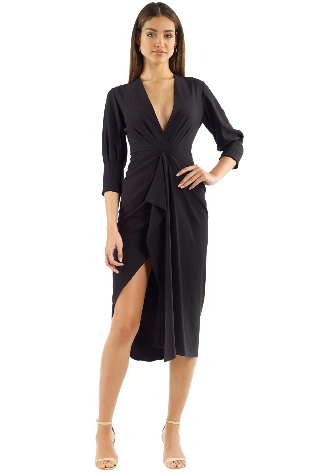 Free Fall Dress in Black by Manning Cartell for Rent