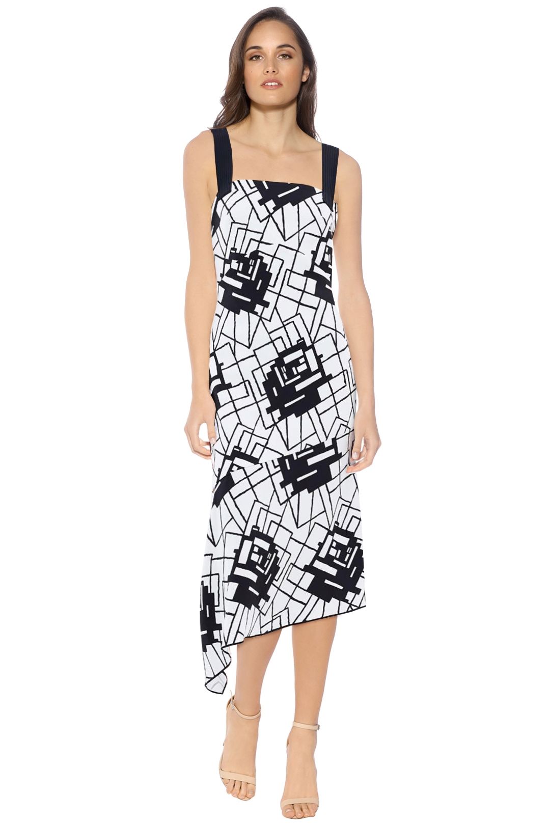 Manning Cartell - Geometry Rules Dress - Black White - Front
