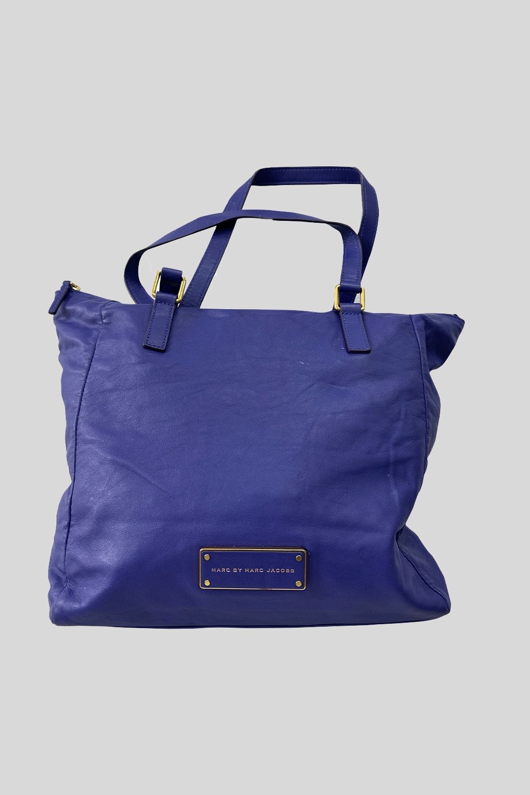 Marc by Marc Jacobs  - Blue Leather Tote Bag
