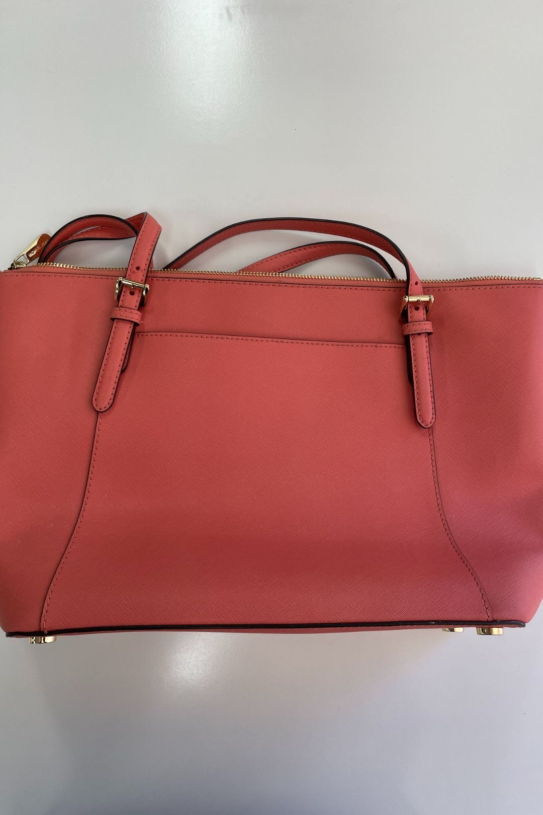 Marilyn Medium Saffiano Leather Tote Bag