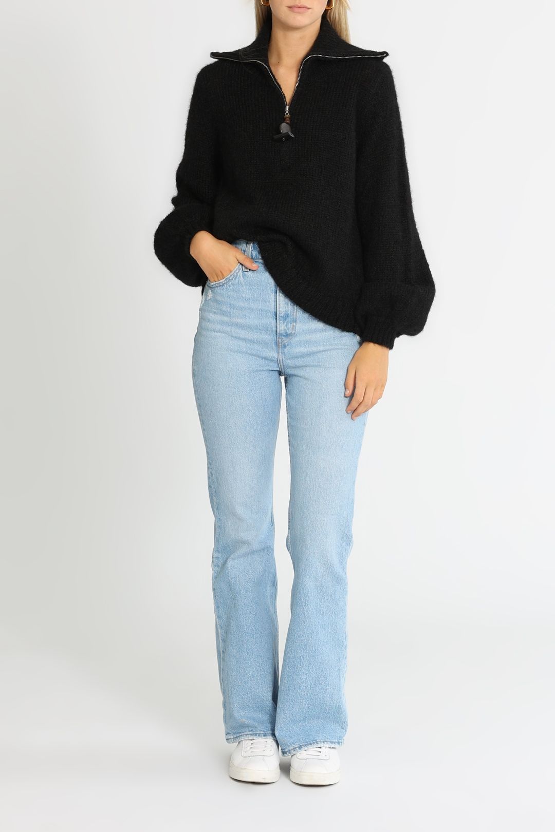 Marle Curin Long Sleeve Jumper Black