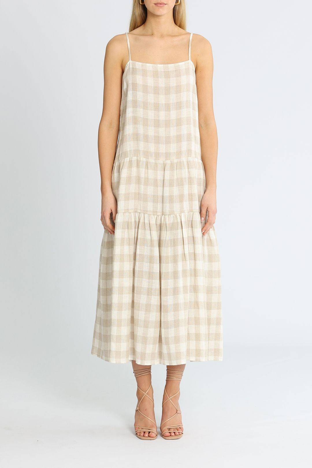 Marle Vanessa Maxi Dress Straight Neckline