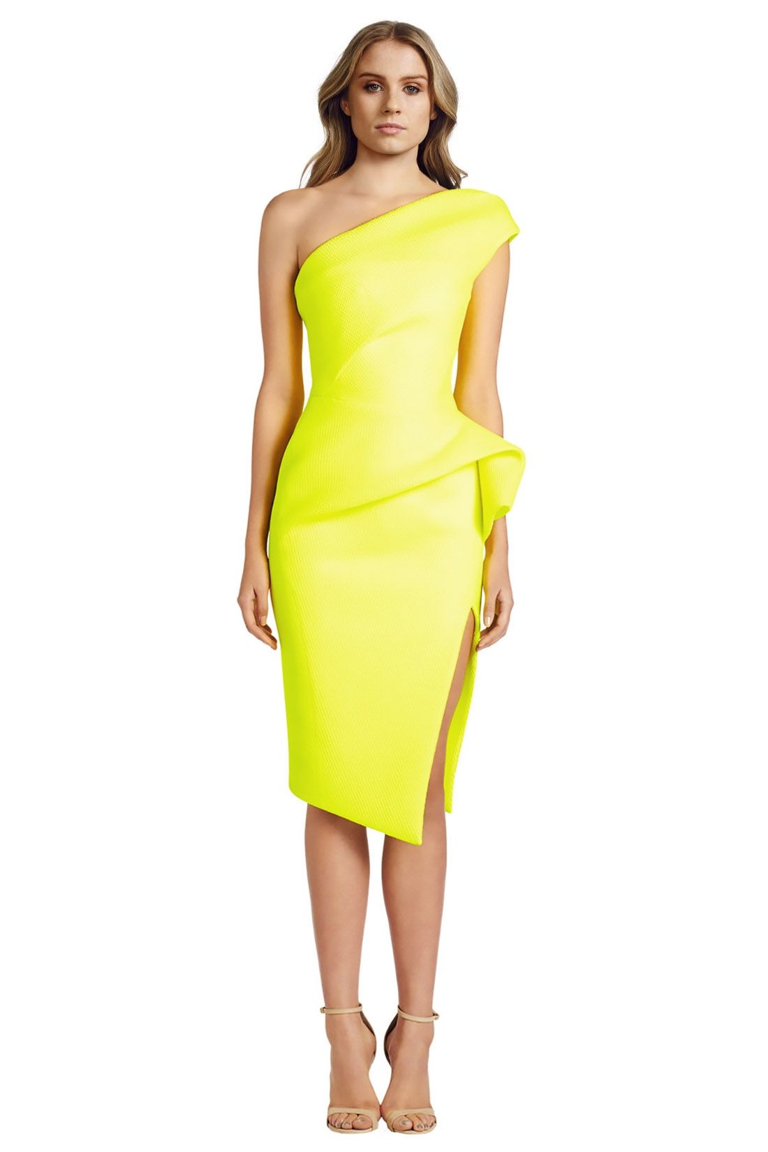 Maticevski - Division Dress - Yellow - Front
