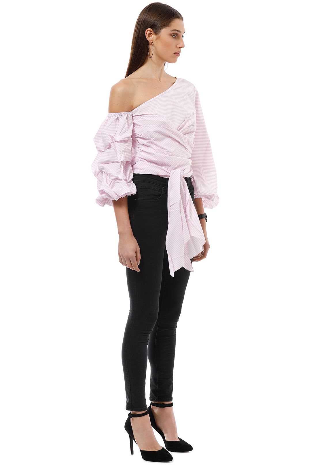 Maurie and Eve - Gabine Blouse - Pink - Side