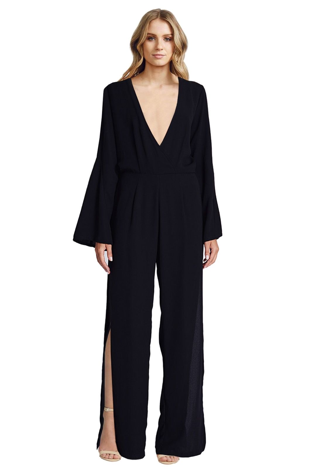 Maurie & Eve - The Runaway Jumpsuit - Black - Front