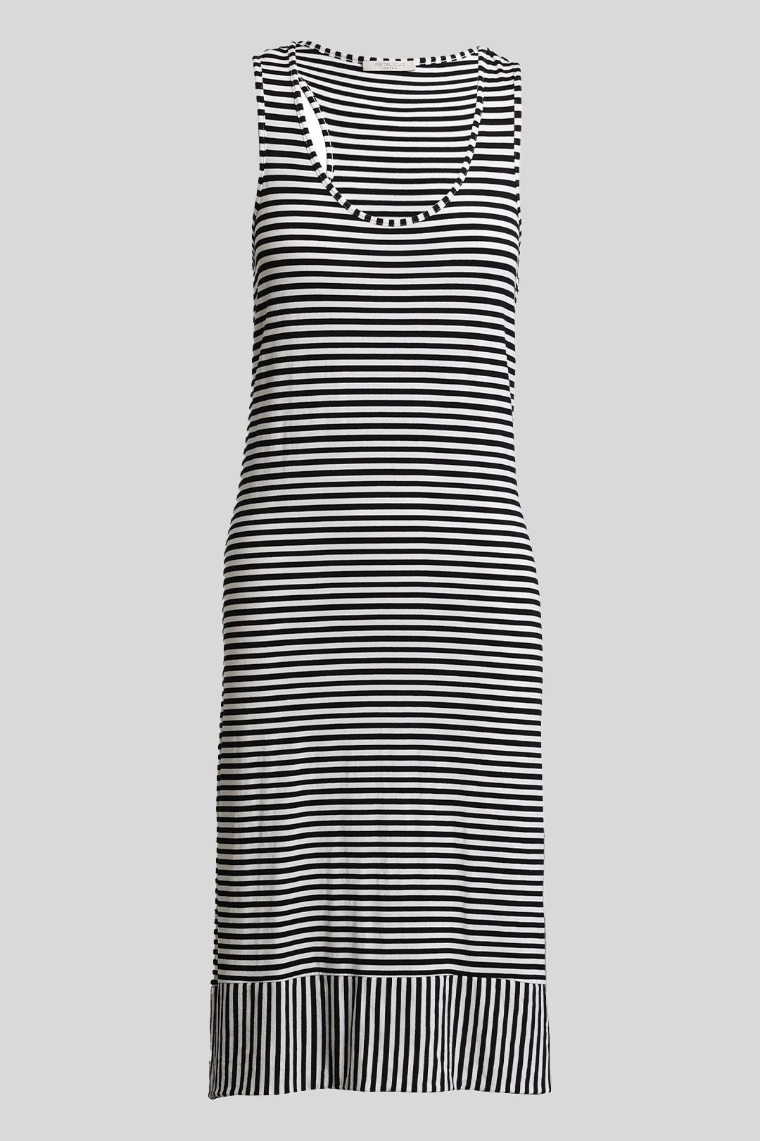Metalicus - Striped Singlet Midi Dress