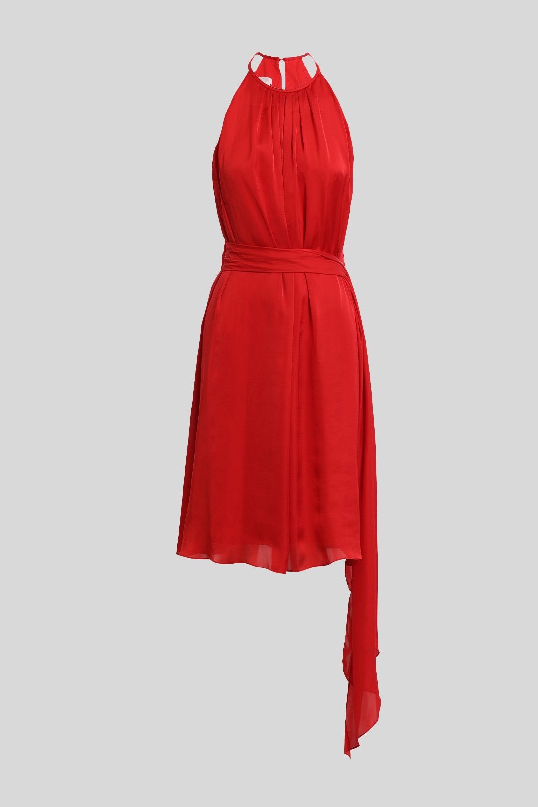 MeToo - Red Cocktail Swing Dress