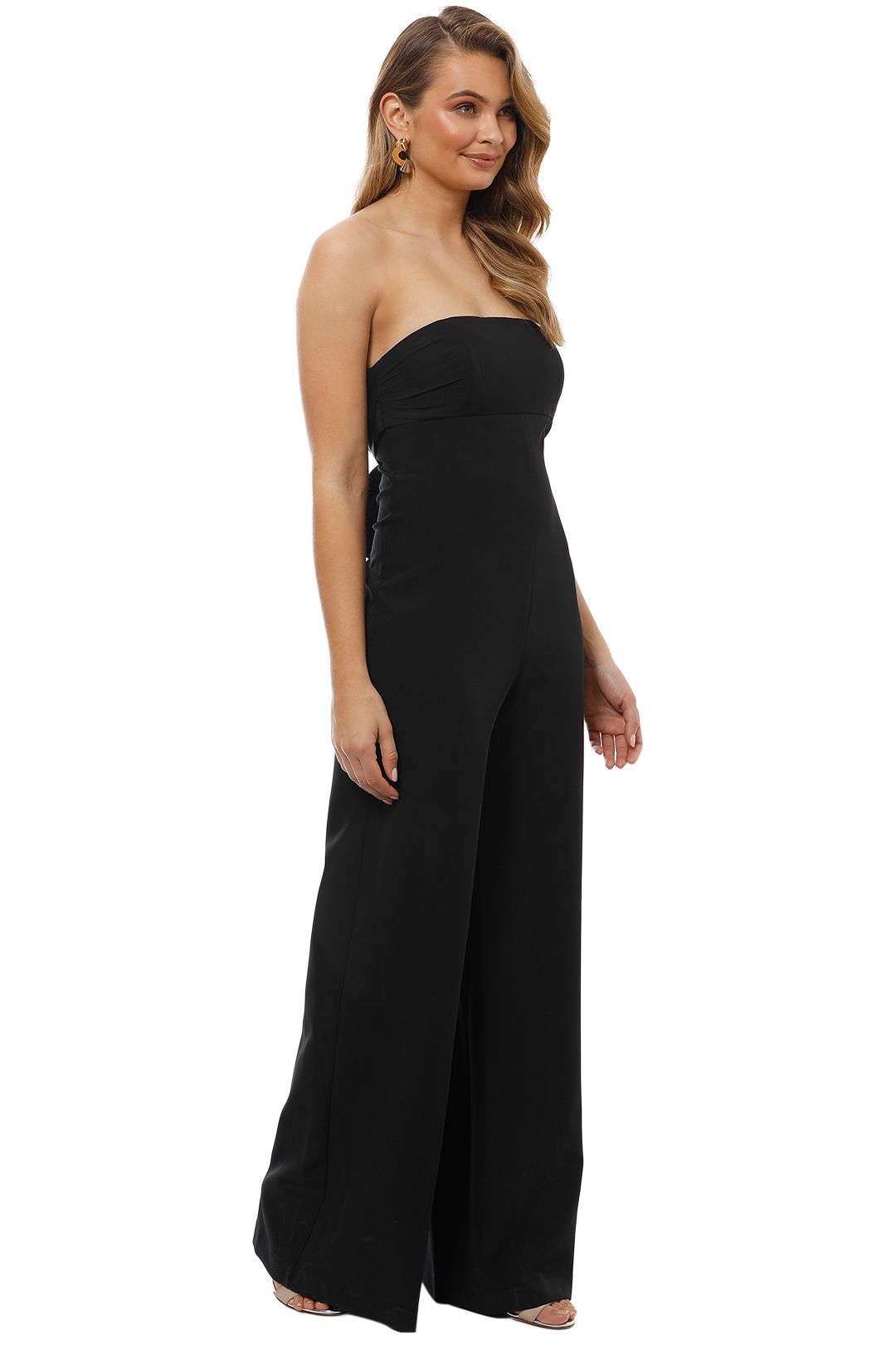 Milly - Brooke Jumpsuit - Black - Side