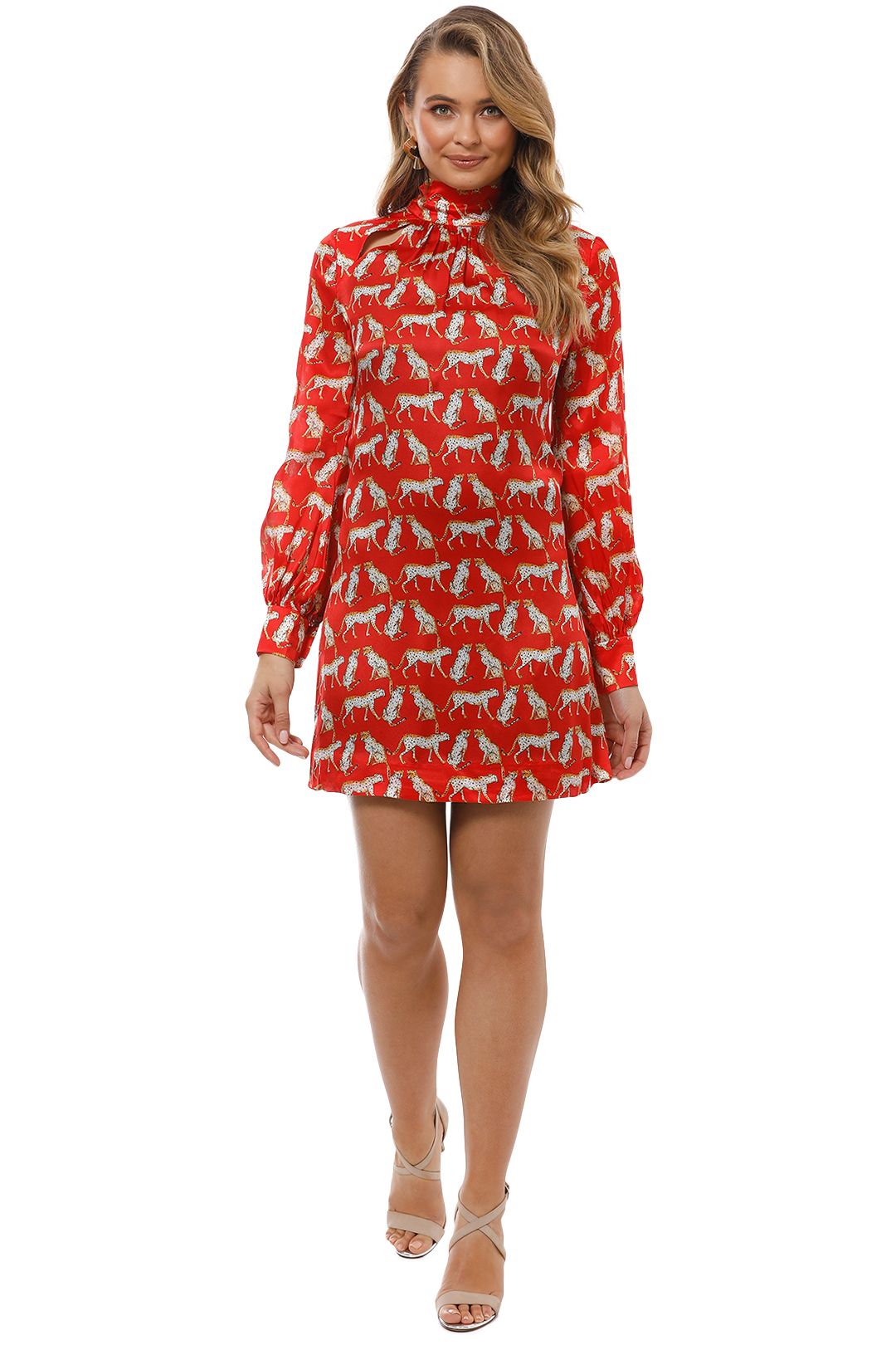 Milly - Sherie Dress - Ruby Red - Front