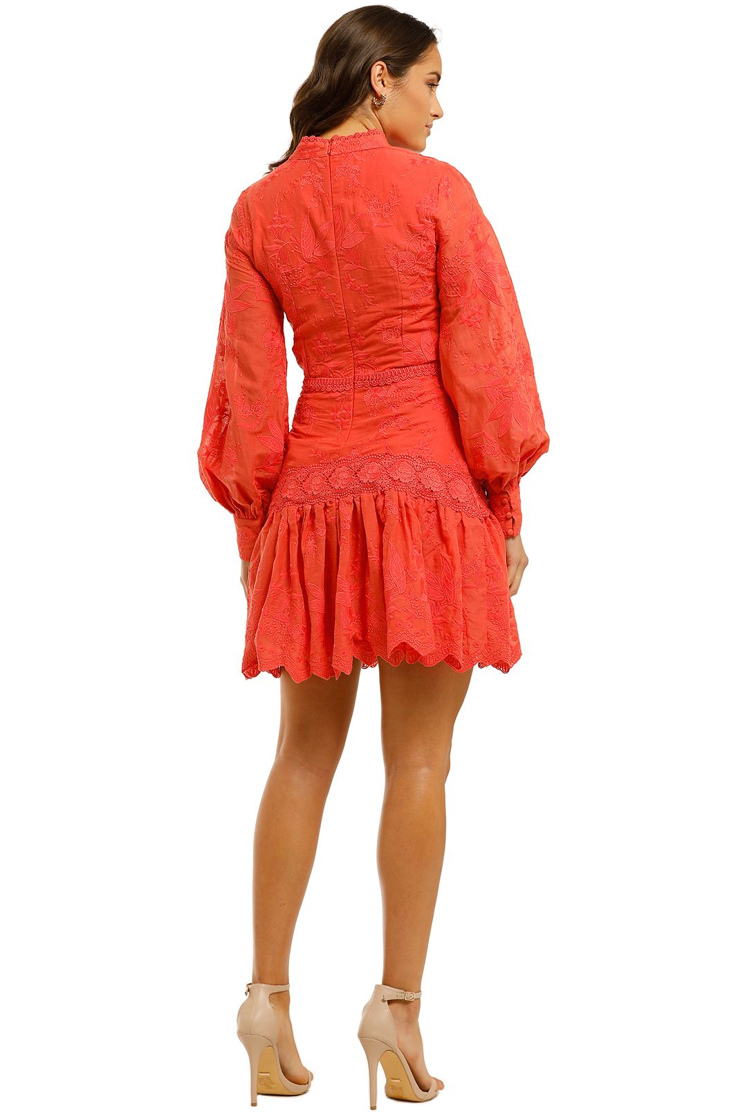 Ministry-of-Style-Daphne-Mini-Dress-Coral-Back