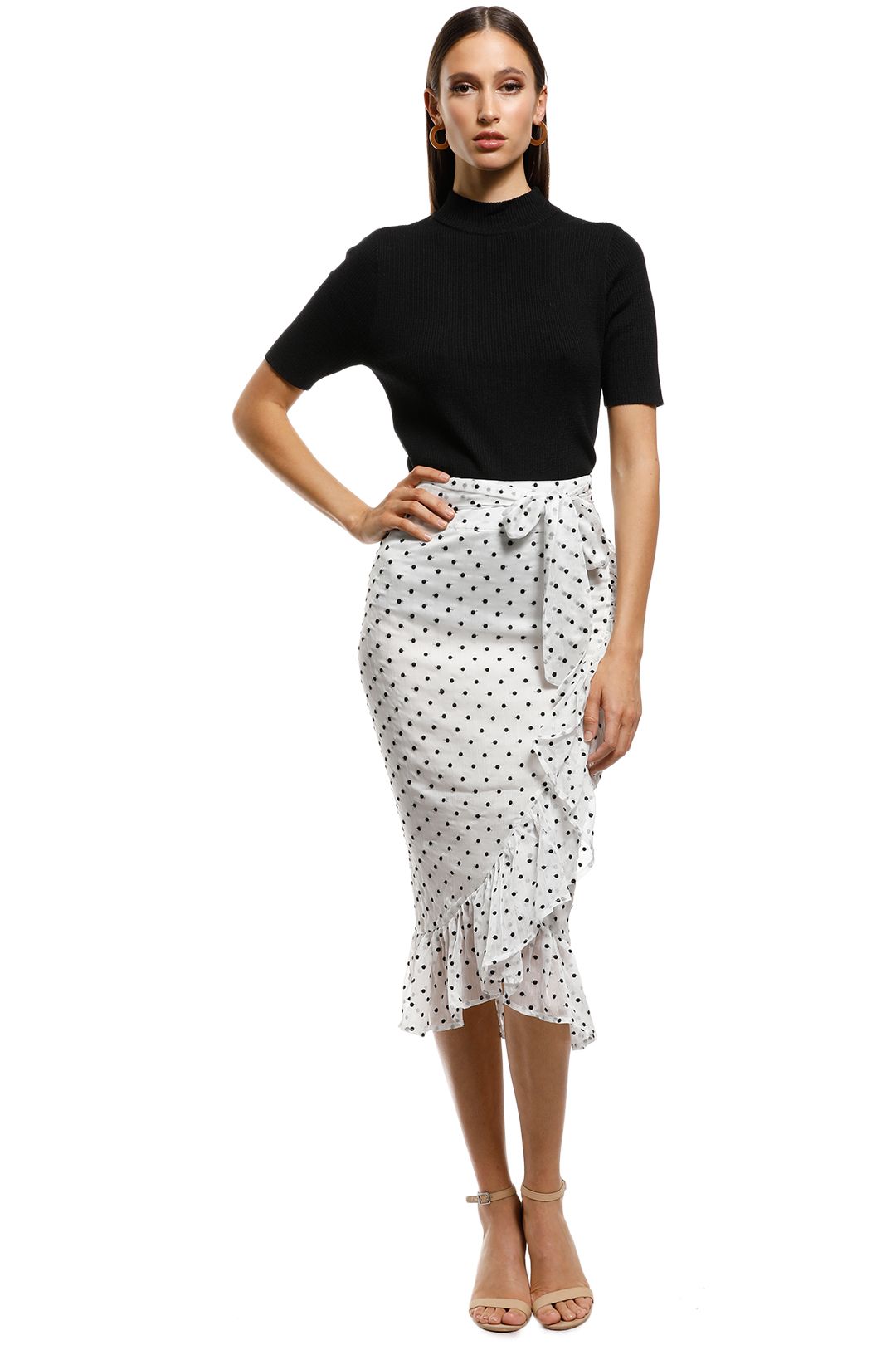 Ministry of Style - Illusion Skirt - Ivory - Front