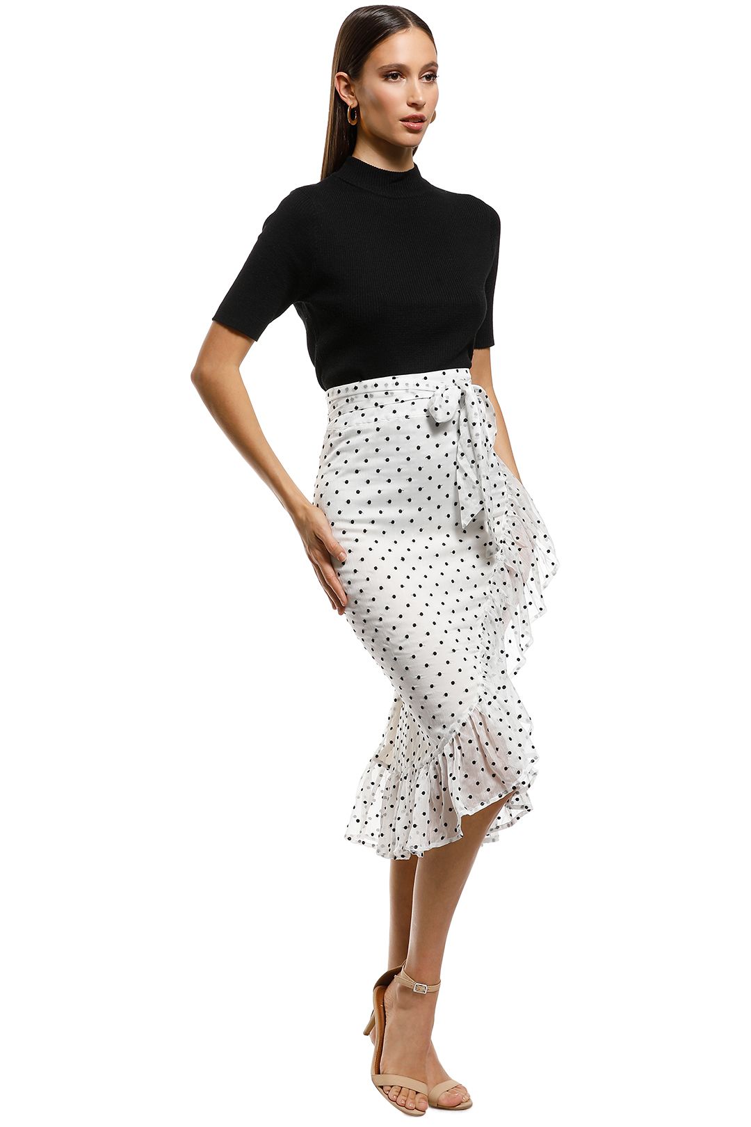 Ministry of Style - Illusion Skirt - Ivory - Side