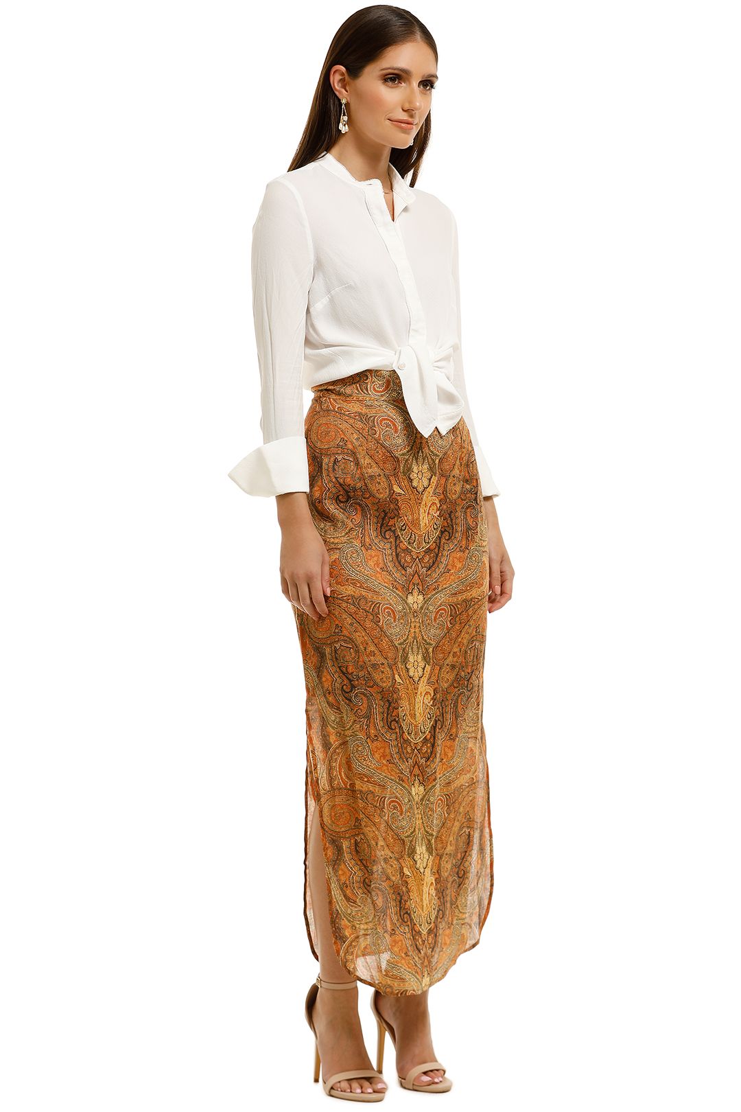 Ministry of Style - Rhapsody Skirt - Brown - Side