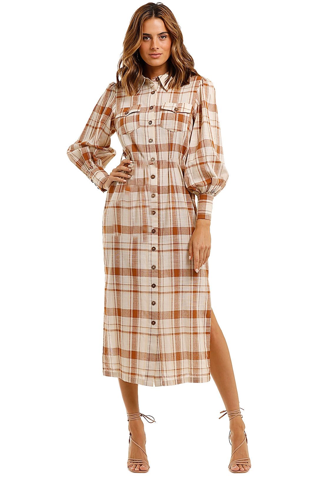 Ministry of Style Country Calling Dress plaid