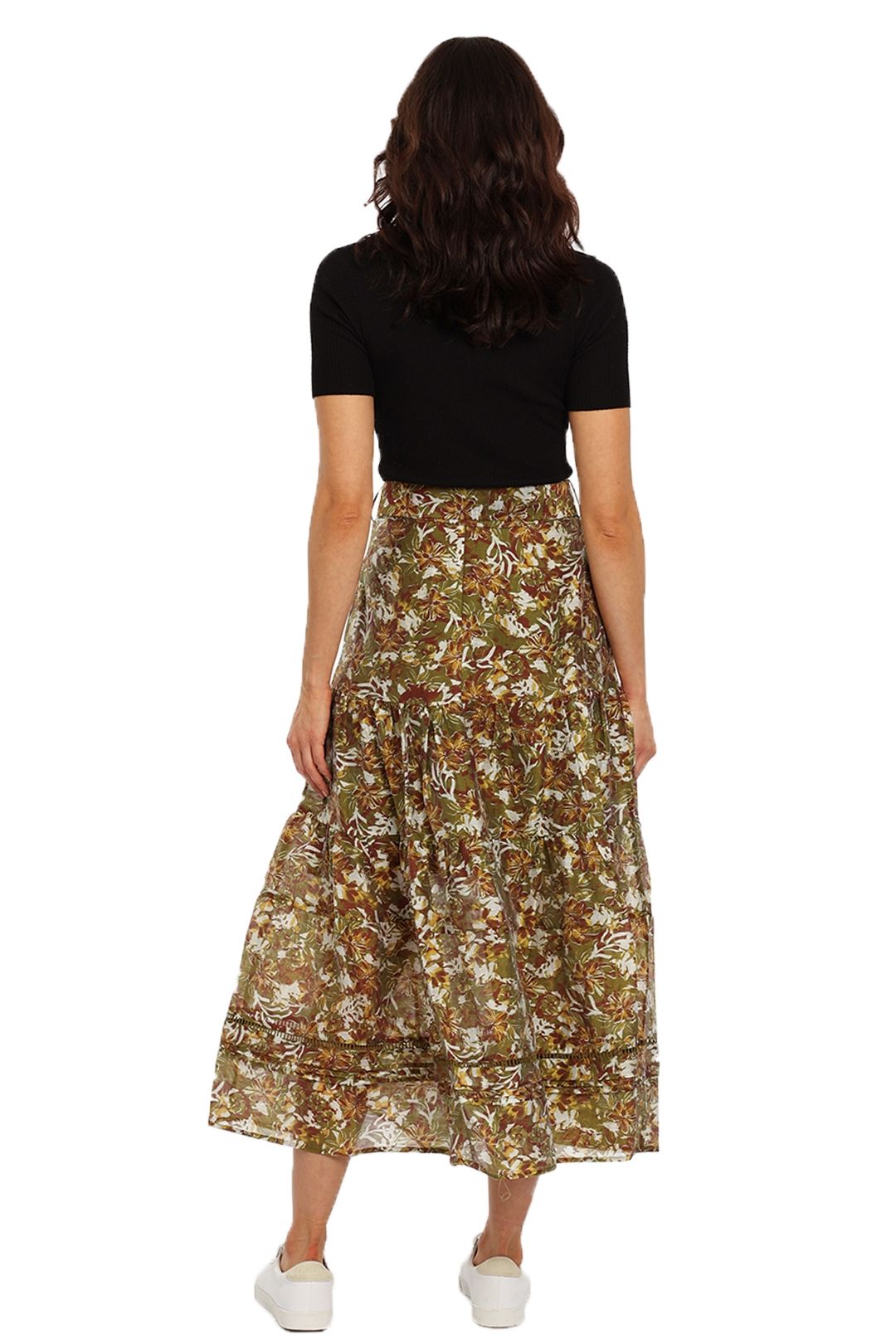 Ministry of Style Floral In Disguise Midi Skirt high