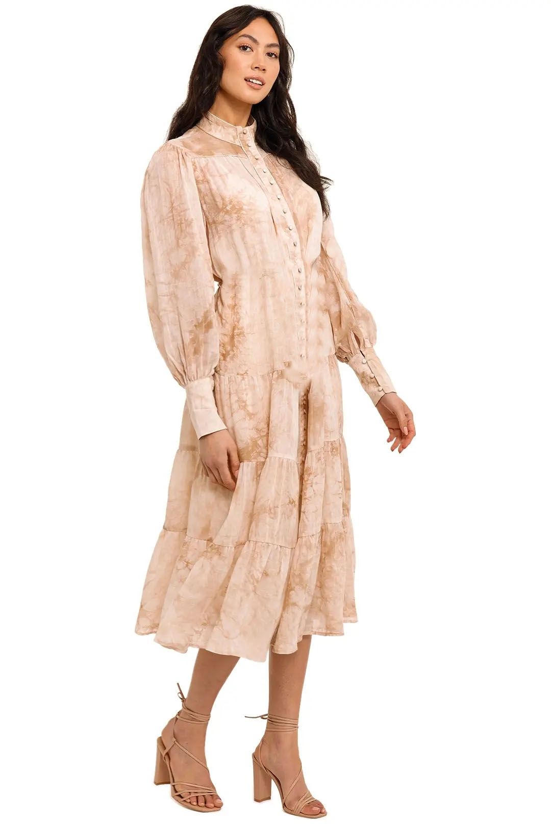 Ministry Of Style High Tide Midi Dress Stone Beige