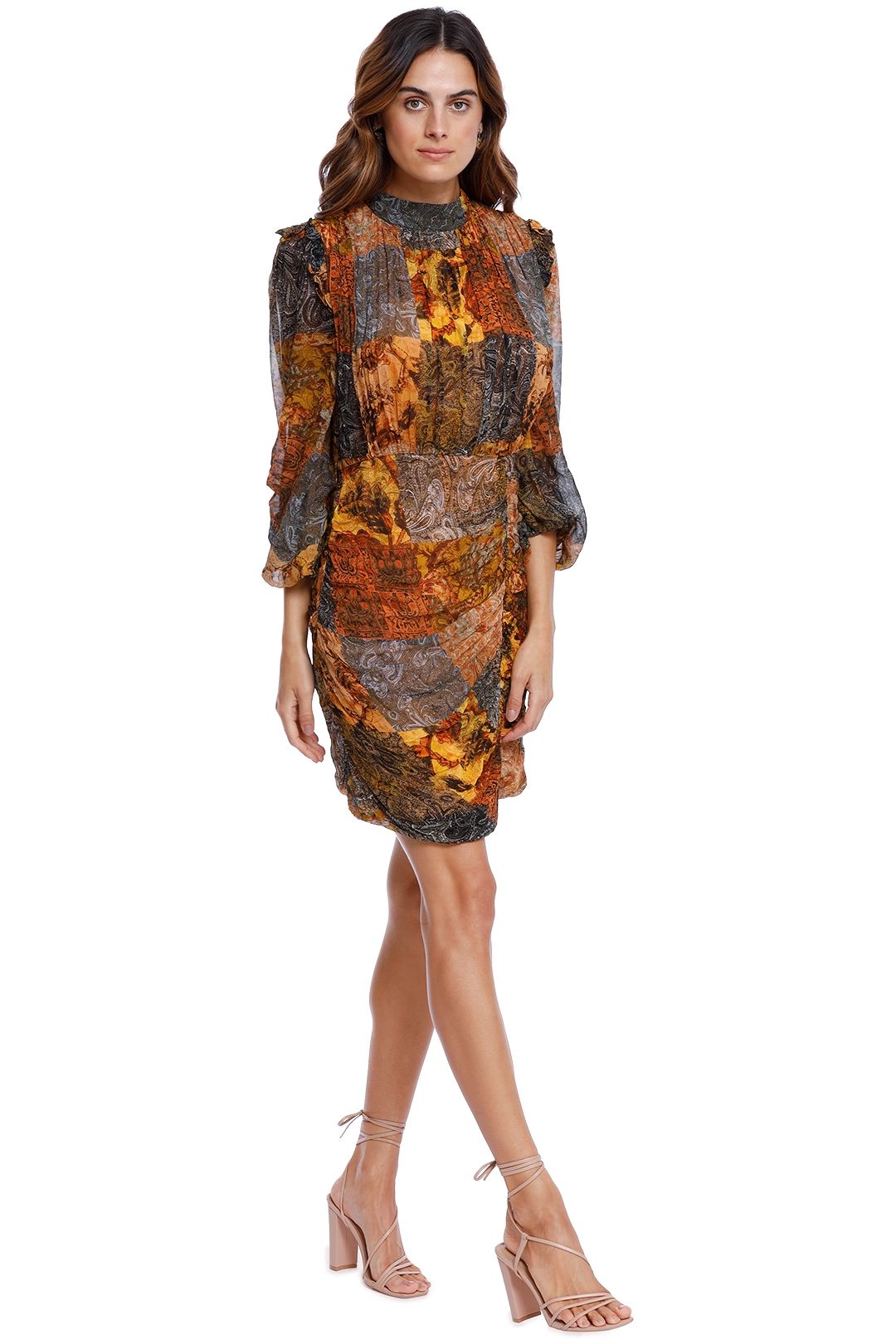 Ministry of Style Nostalgic Affair Mini Dress Long Sleeves