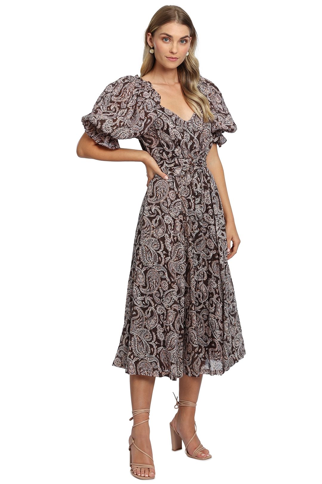 Ministry of Style Prairie Maxi Dress scoop print
