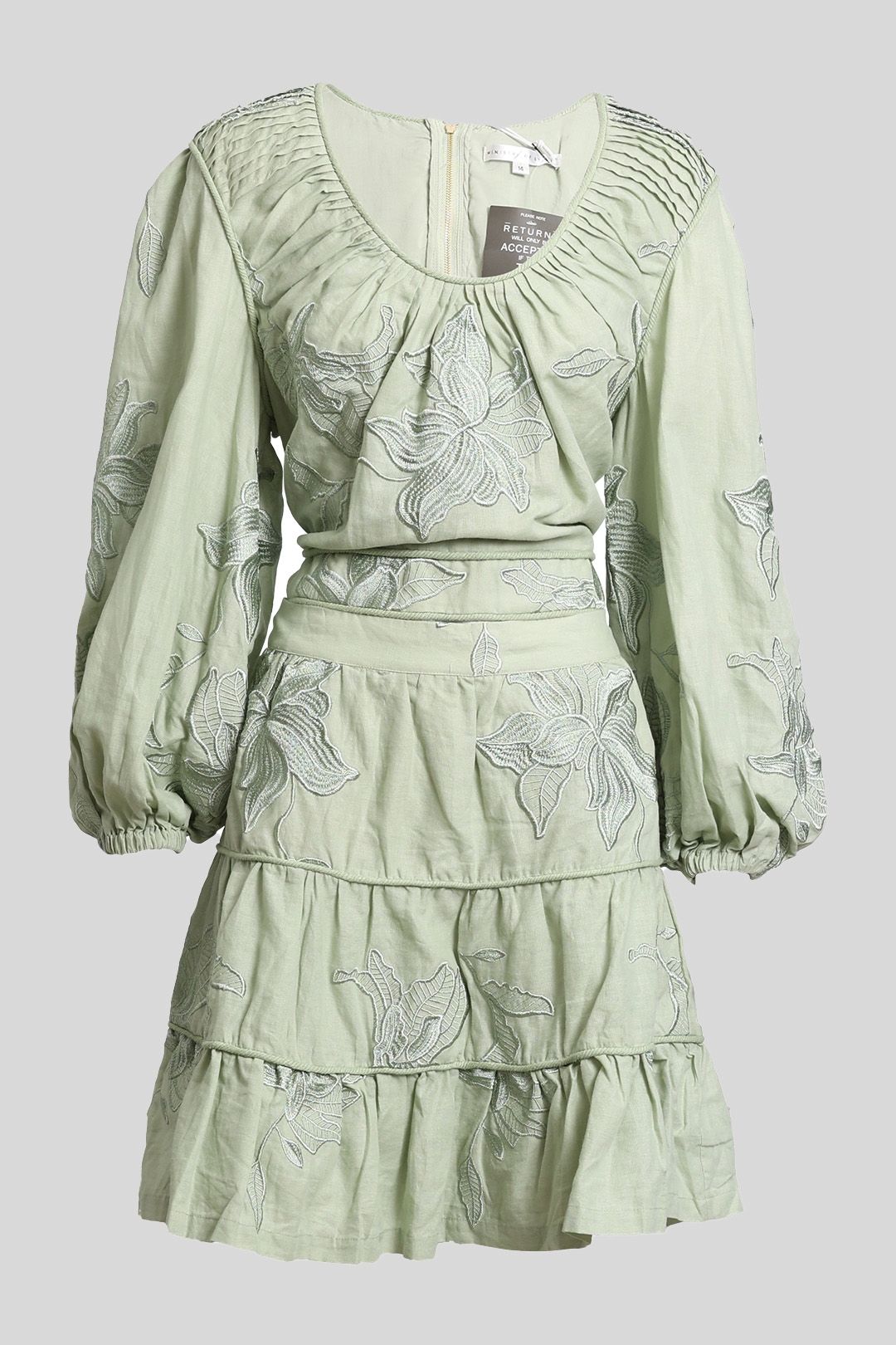 Ministry of Style - Sage Green Mini Skirt and Top Set