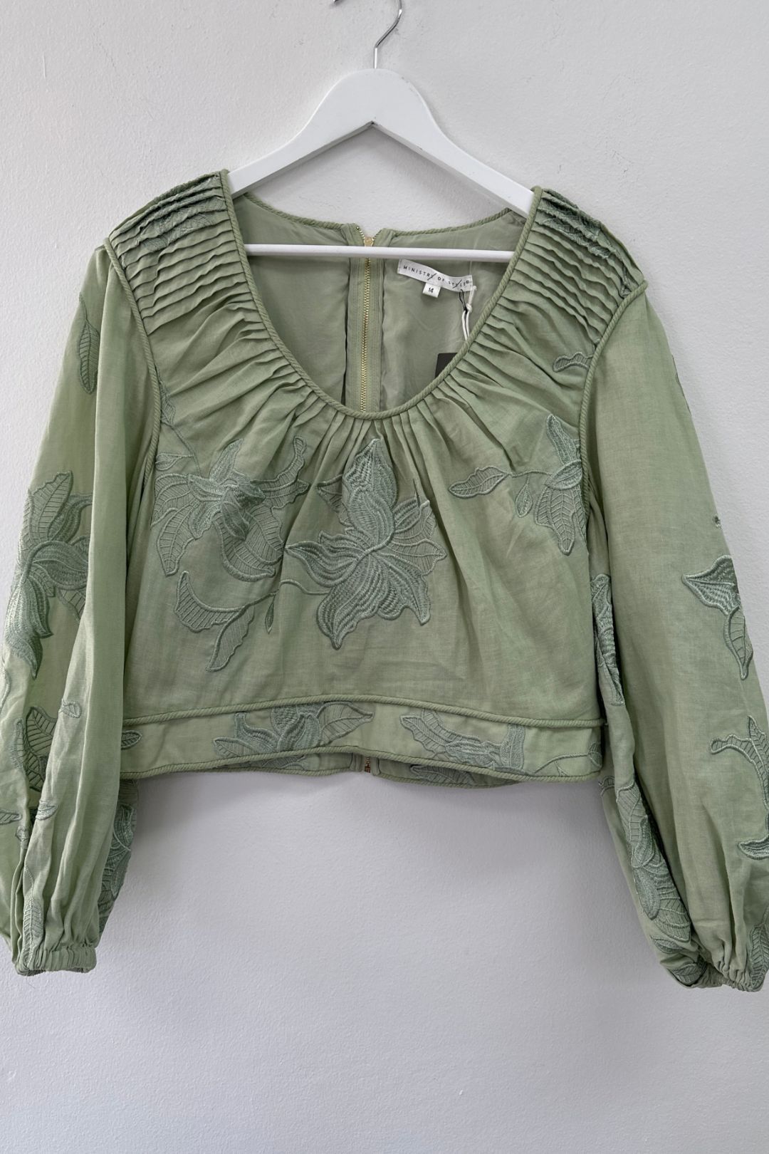Ministry of Style - Sage Green Mini Skirt and Top Set