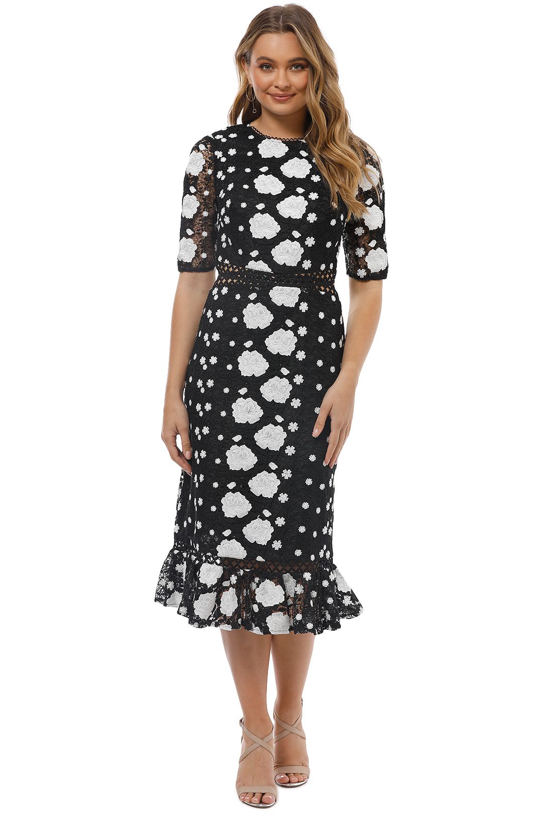 Ministry of Style - Wildflower Midi Dress - Front 