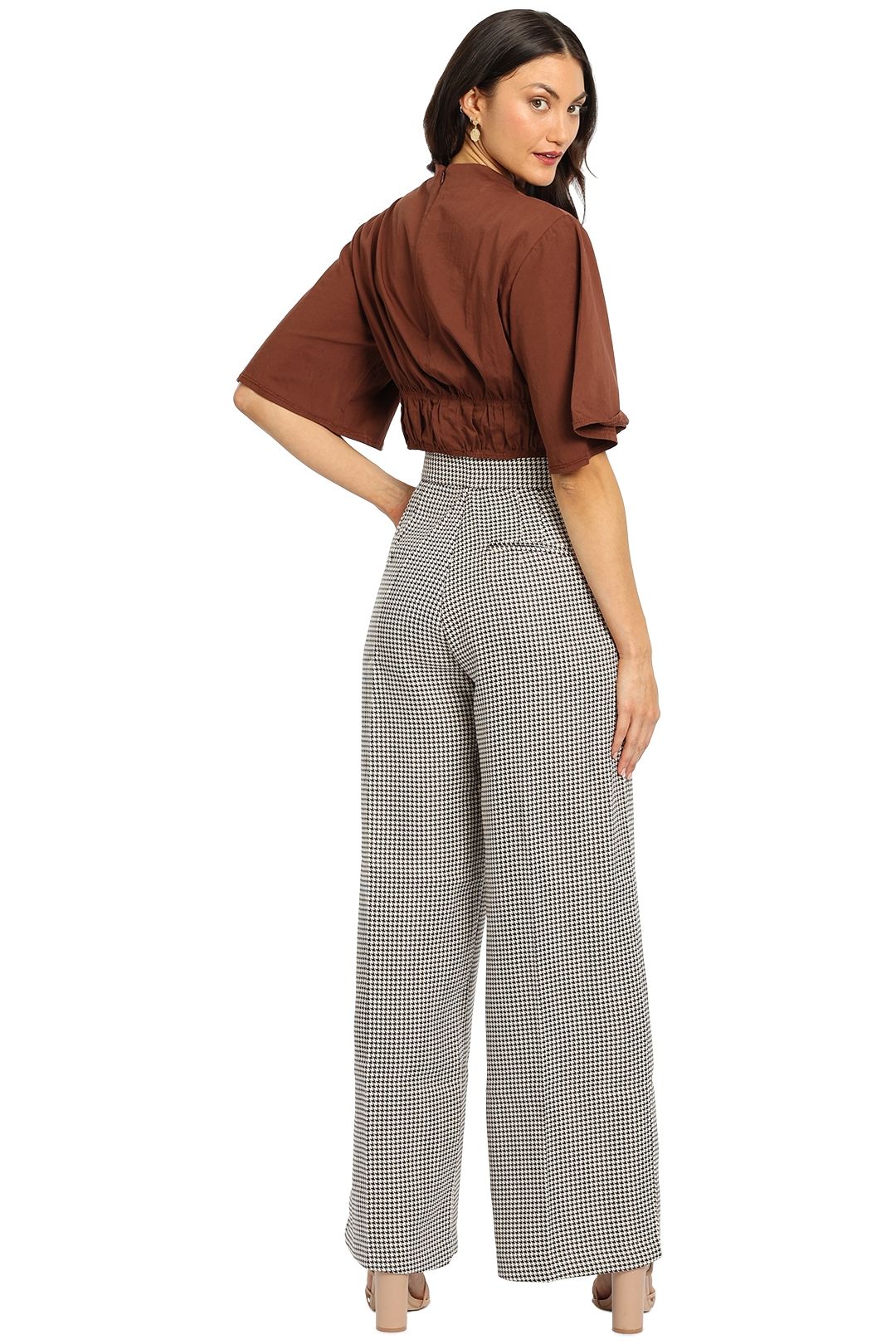 Mink Pink Annie Wide Leg Pants Fitted