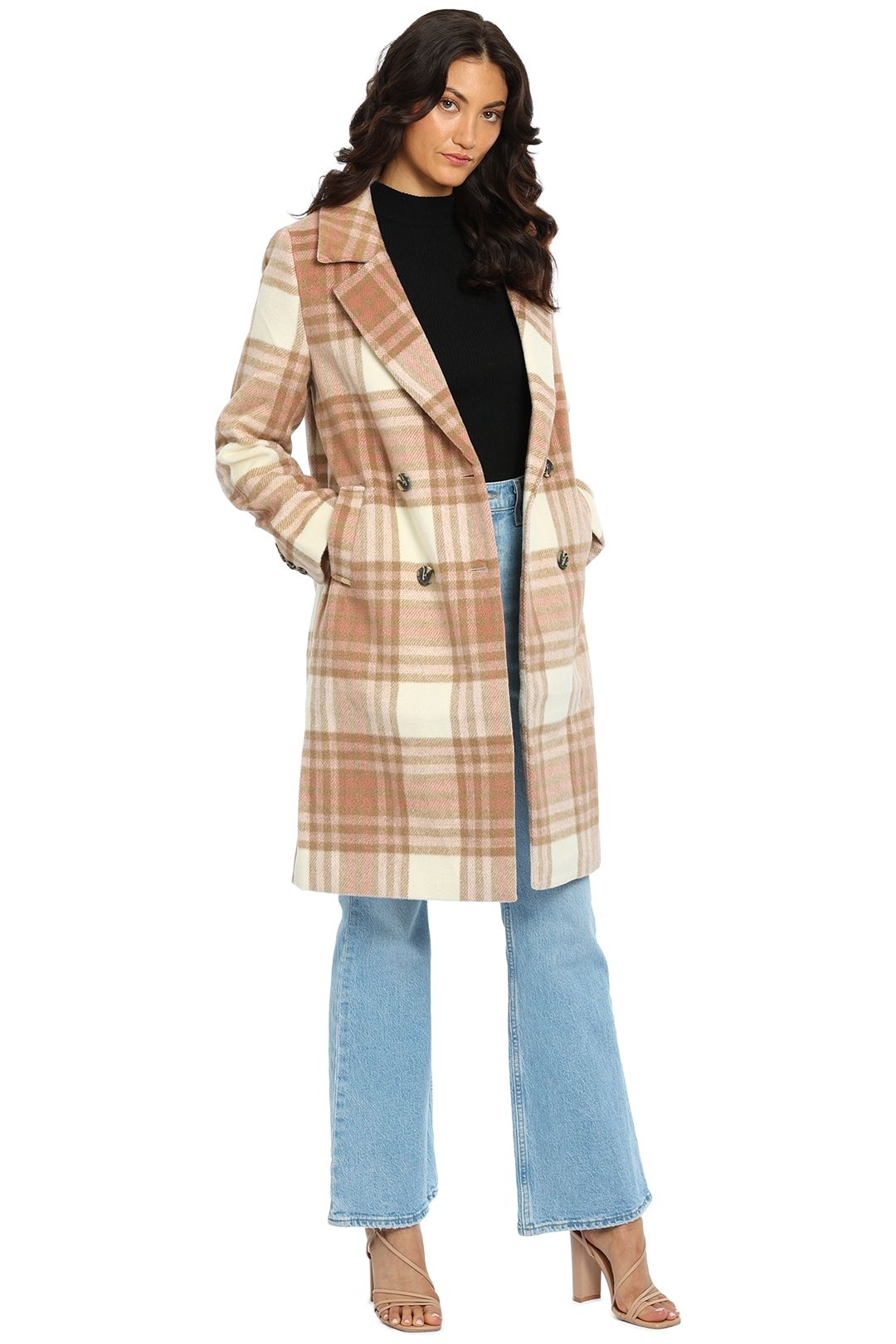 Mink pink lianna coat