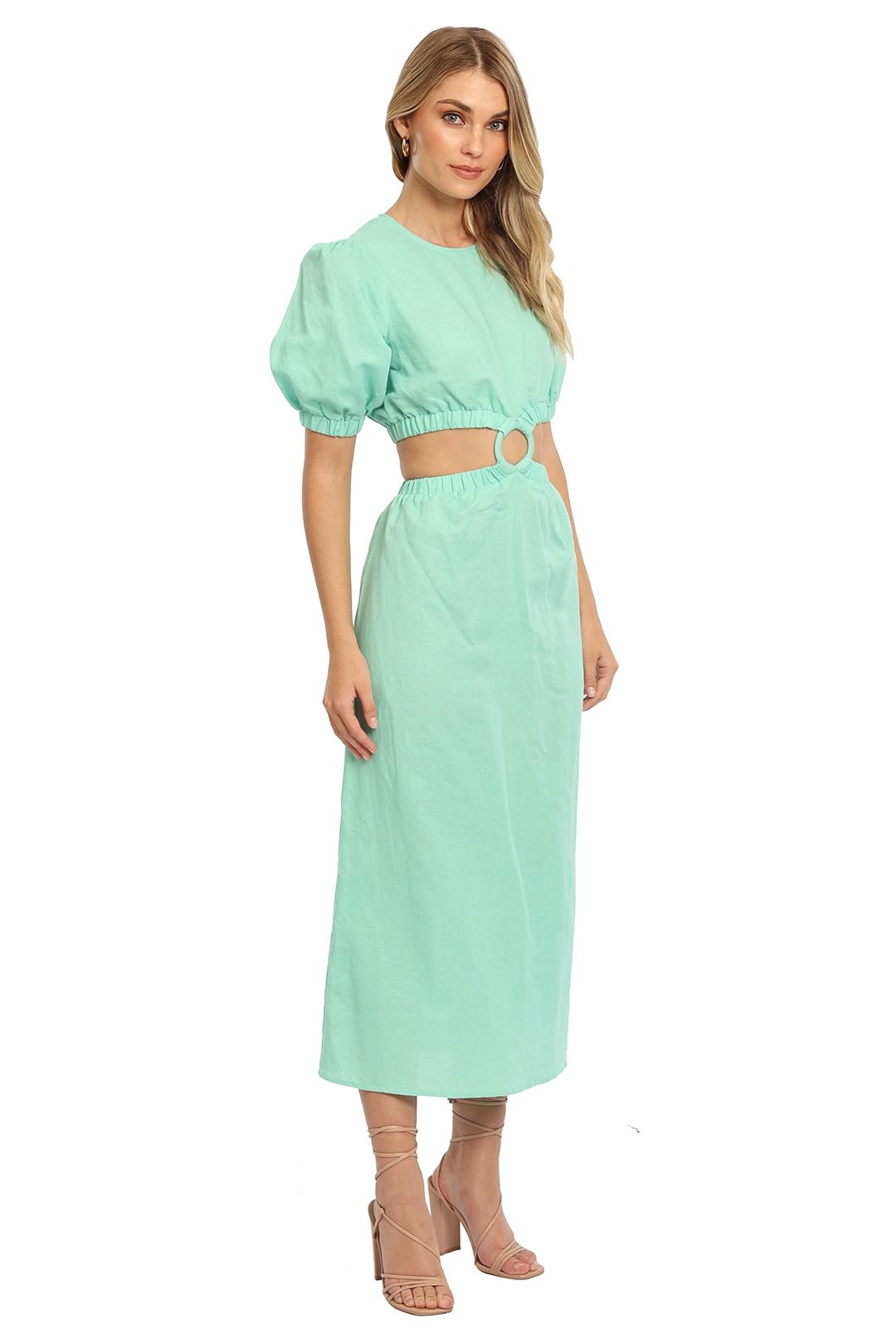 Mink Pink Ring Midi Dress Cutout