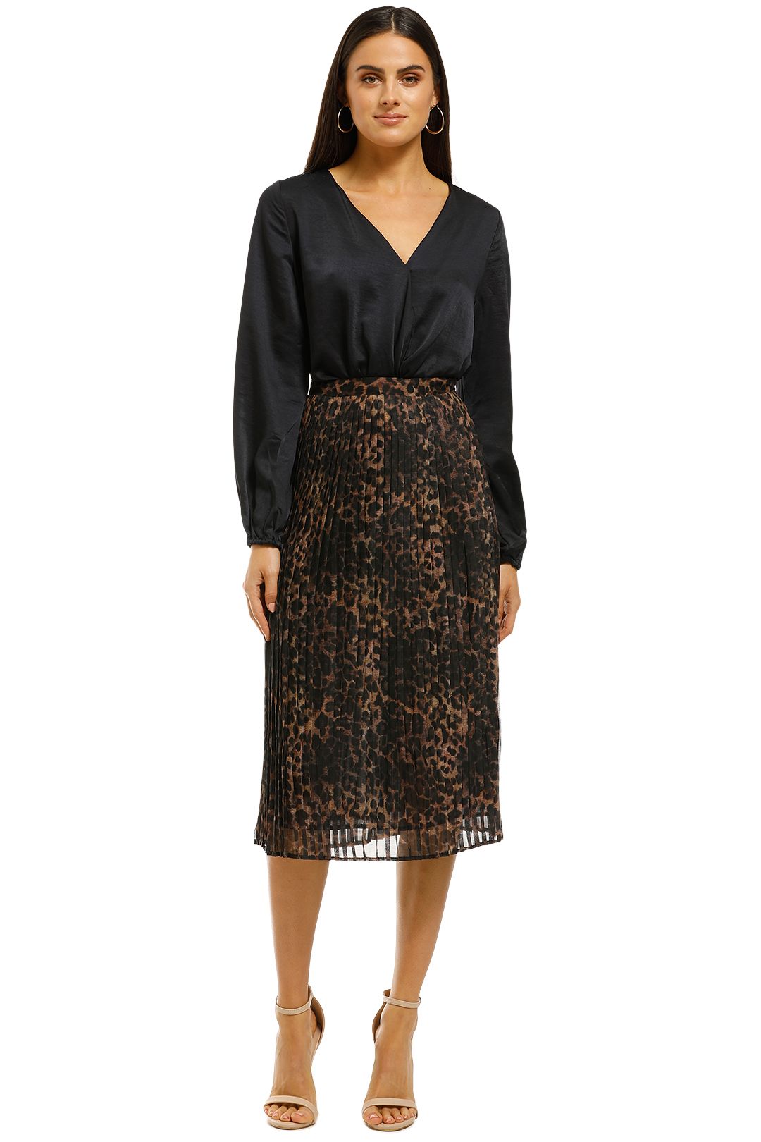 Misha-Collection-Jana-Skirt-Leopard-Front