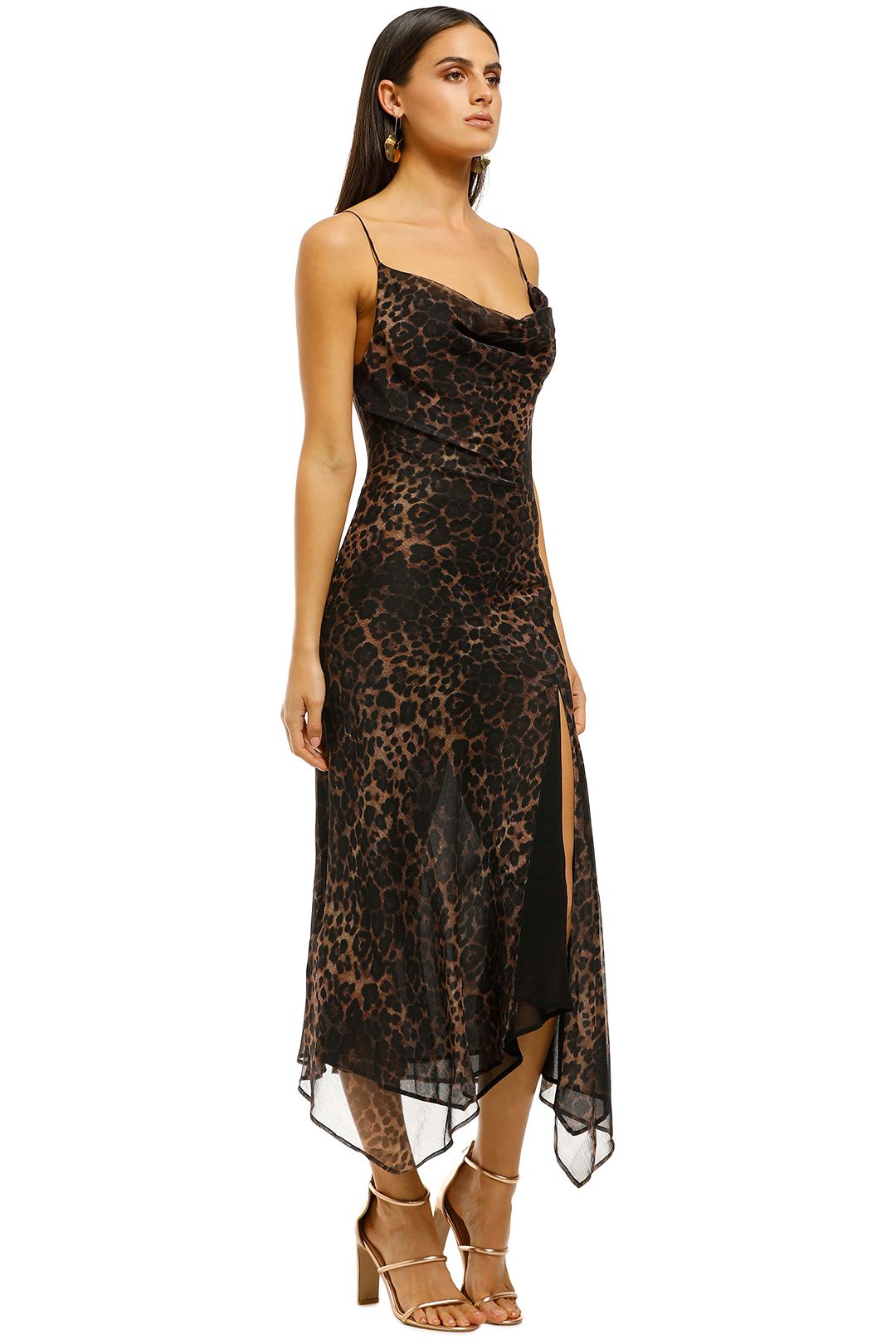 Misha-Collection-Johanna-Dress-Leopard-Side