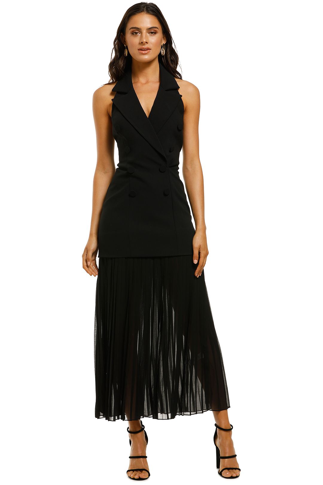 misha collection black dress