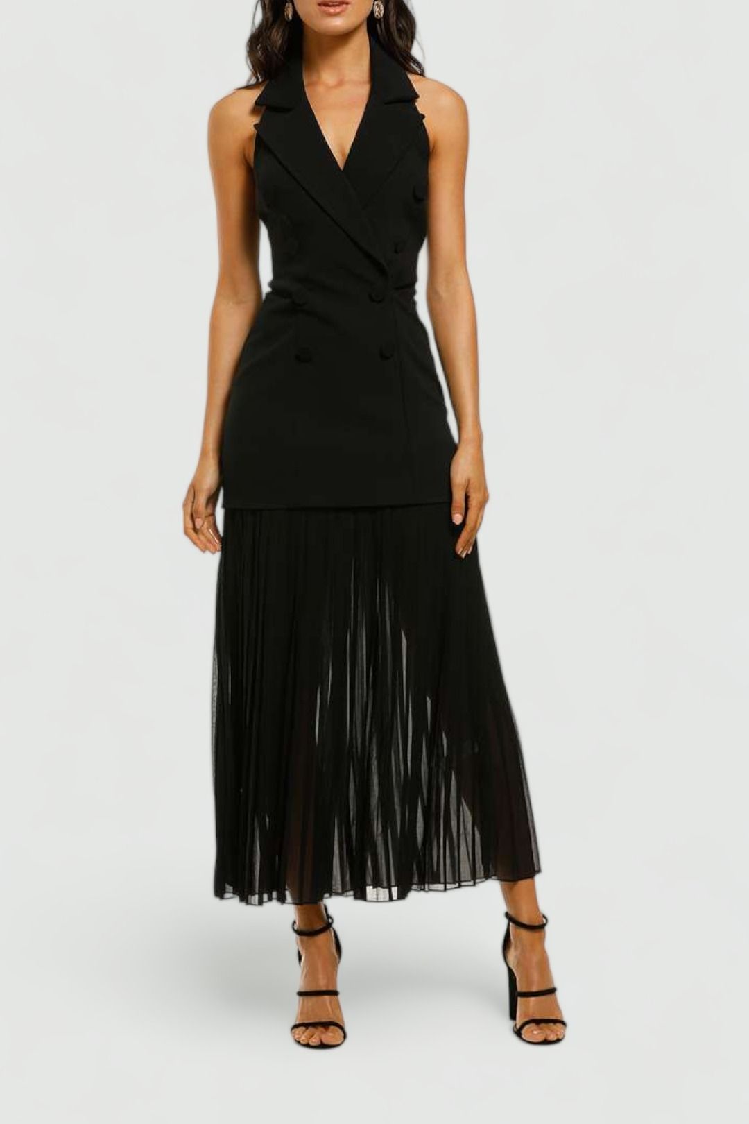 Sammiah Dress in Black by Misha Collection for Hire | Glamcorner