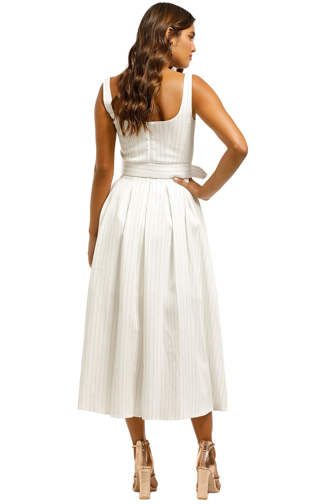 Misha-Karmella-Dress-Ivory-Back