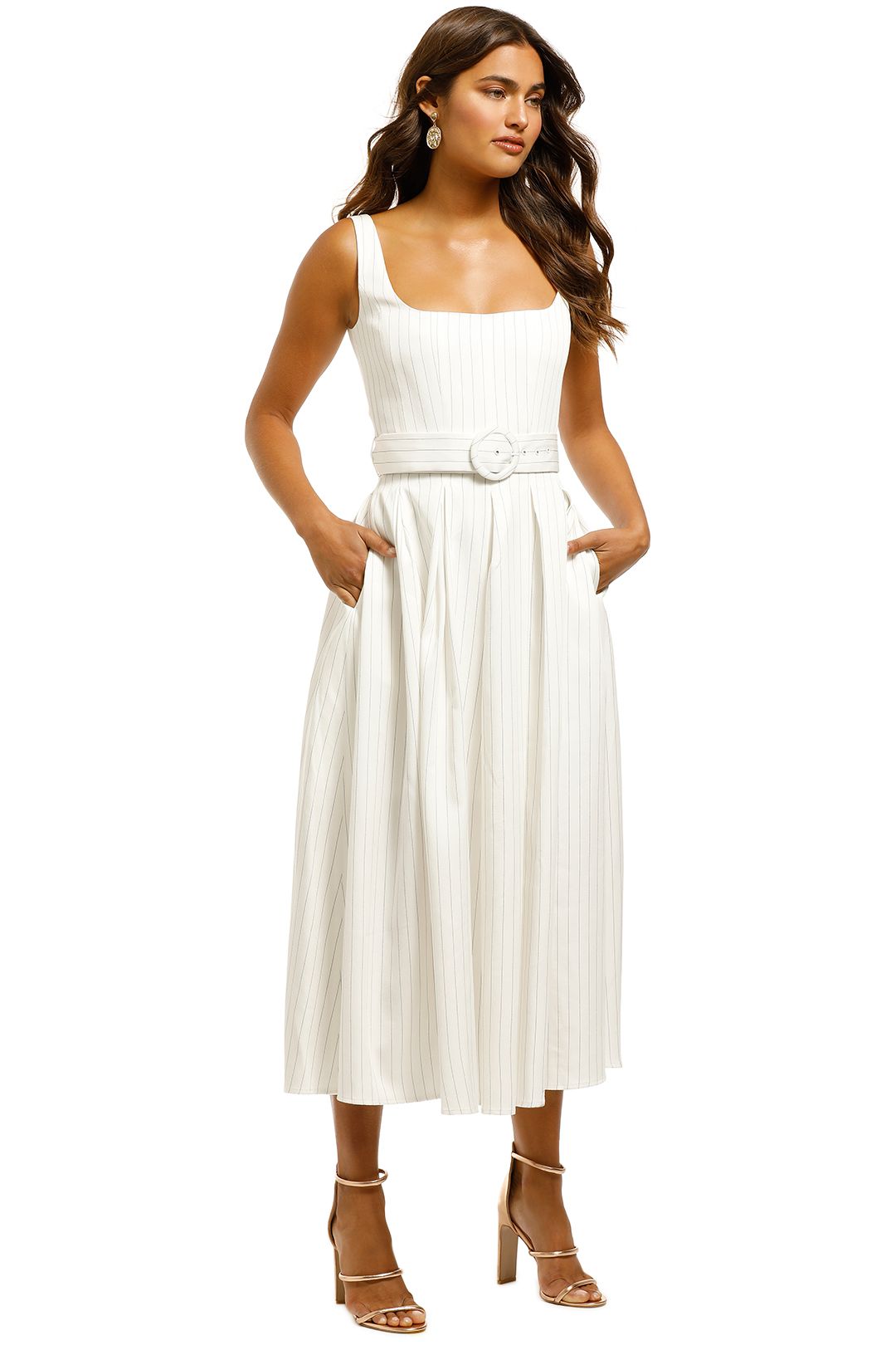 Misha-Karmella-Dress-Ivory-Side