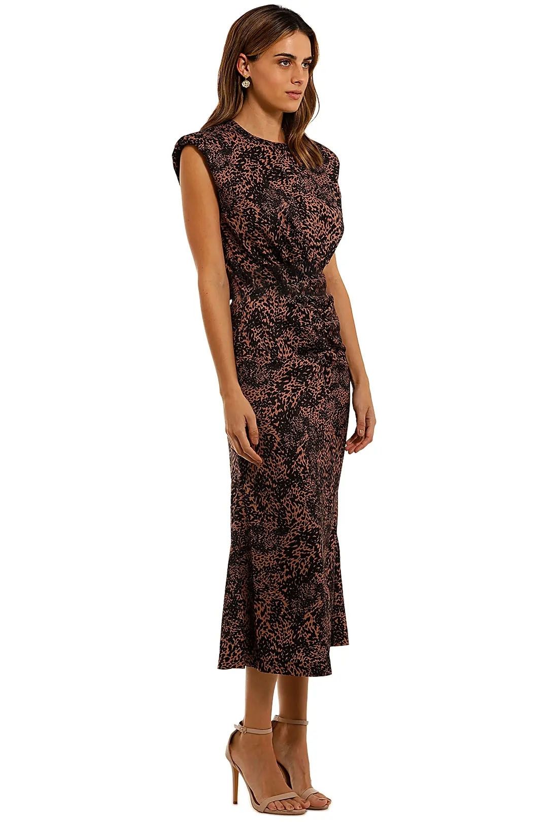 Misha Carlina Dress Leopard Print