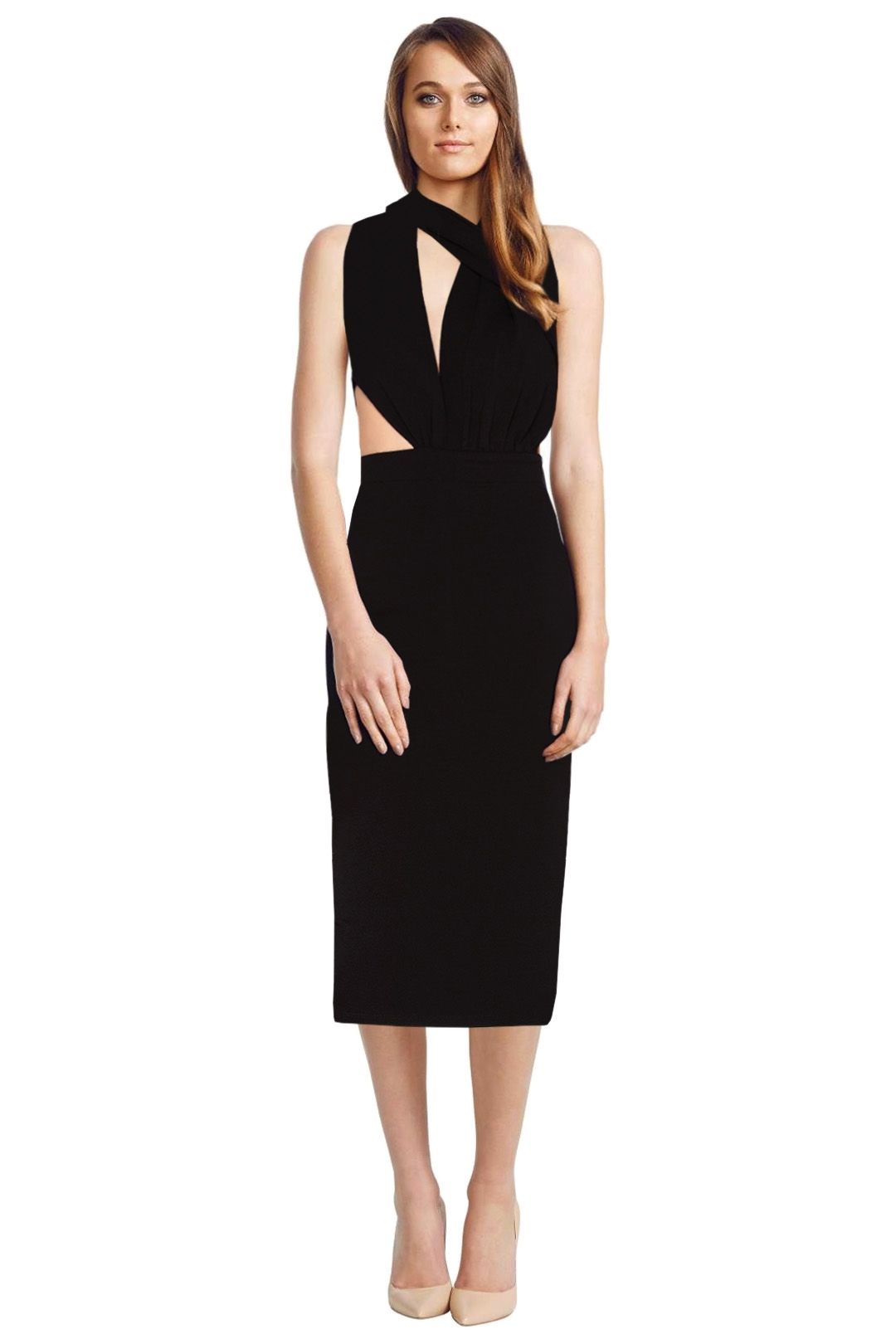 Misha Collection - Helena Dress - Black - Front
