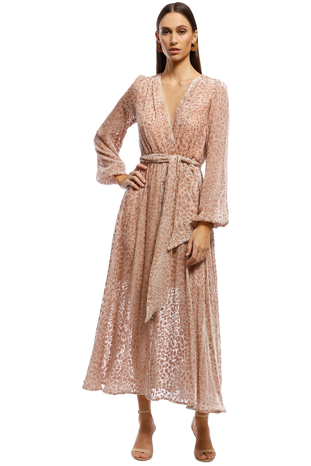 Misha Collection - Kelsie Dress - Leopard - Front
