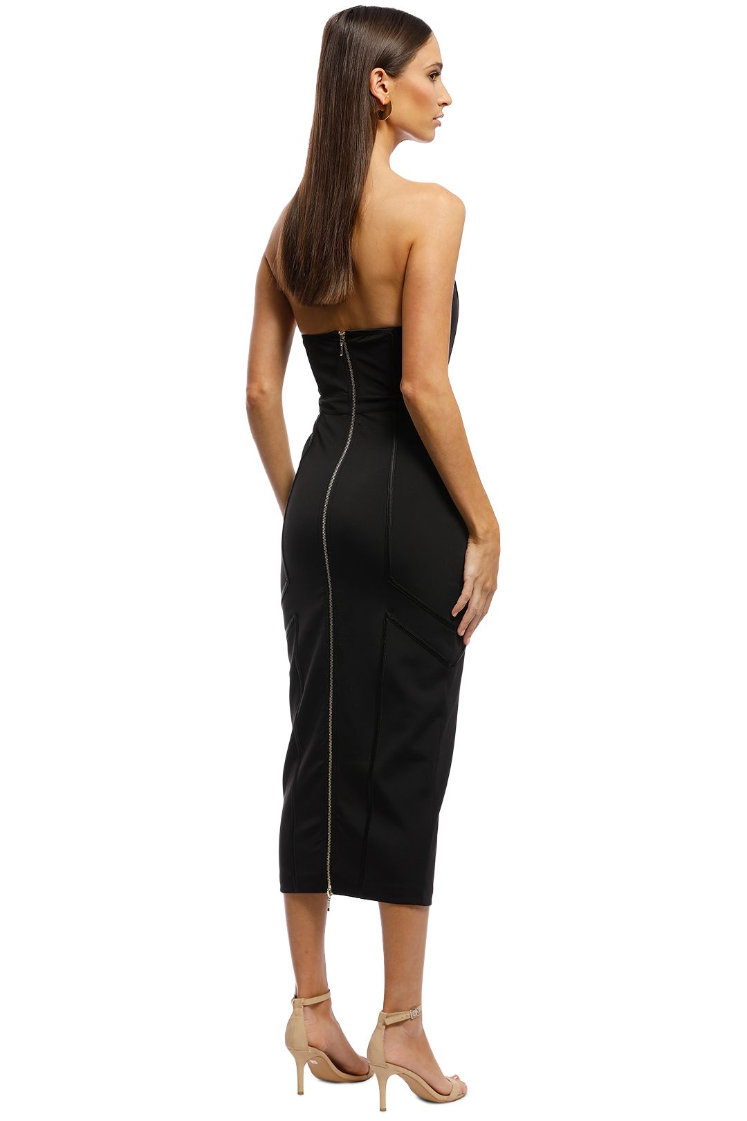 Misha Collection - Lea Dress - Black - Back
