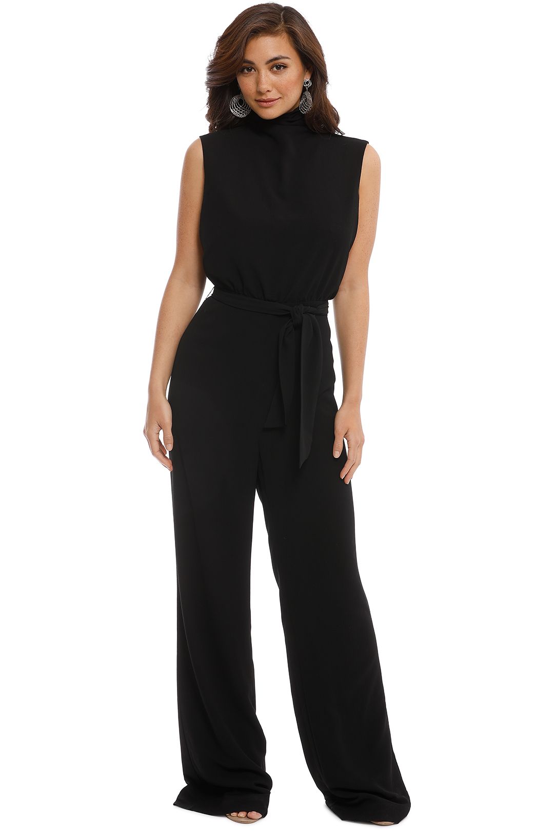 high neck pantsuit
