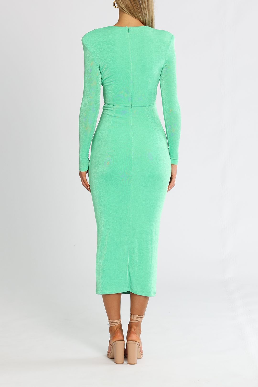 Misha Francis Dress Vivid Jade  Bodycon