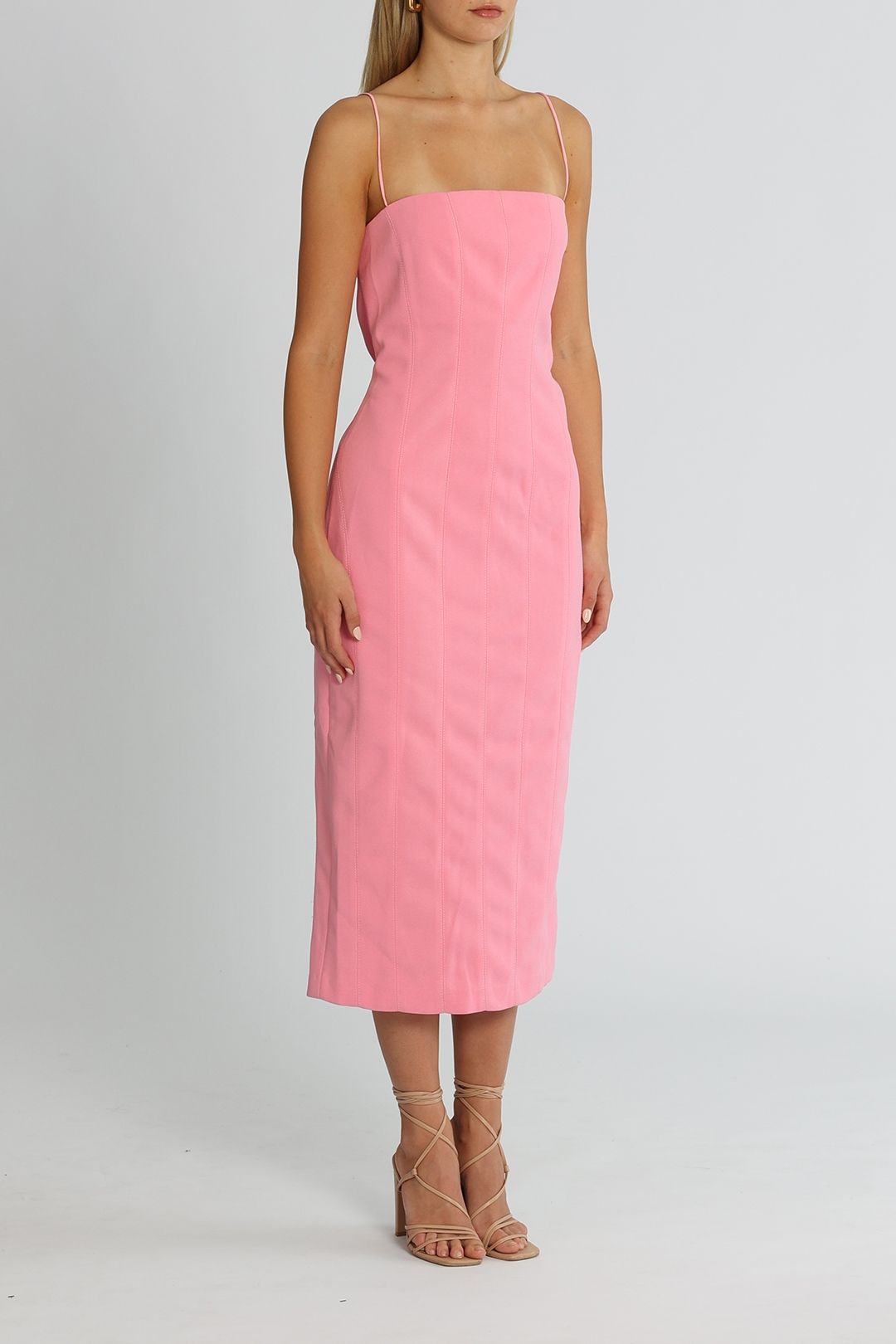 Misha Irisa Dress Candy Pink Sleeveless