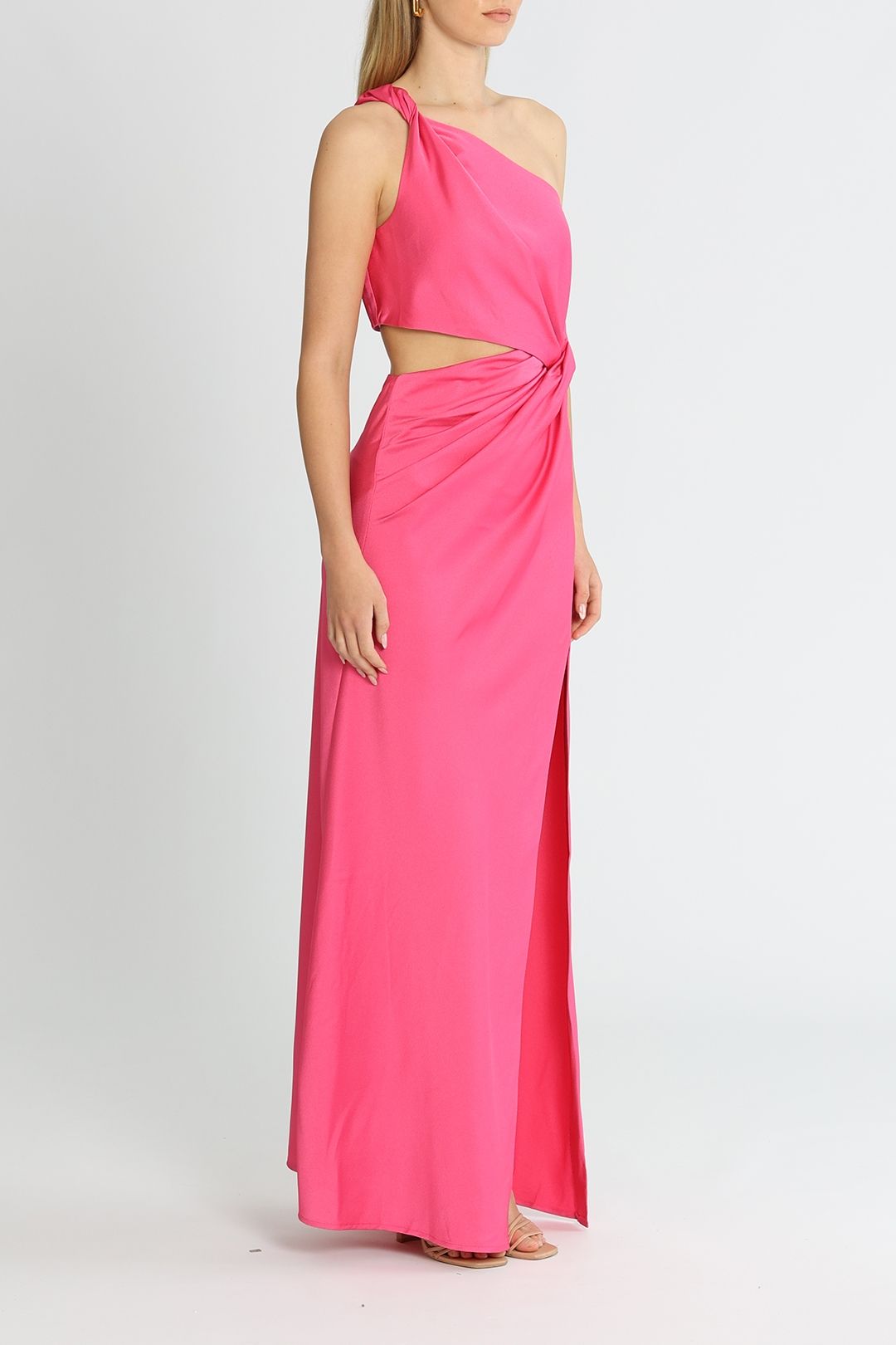 Misha Kristin Gown Waist Cutout