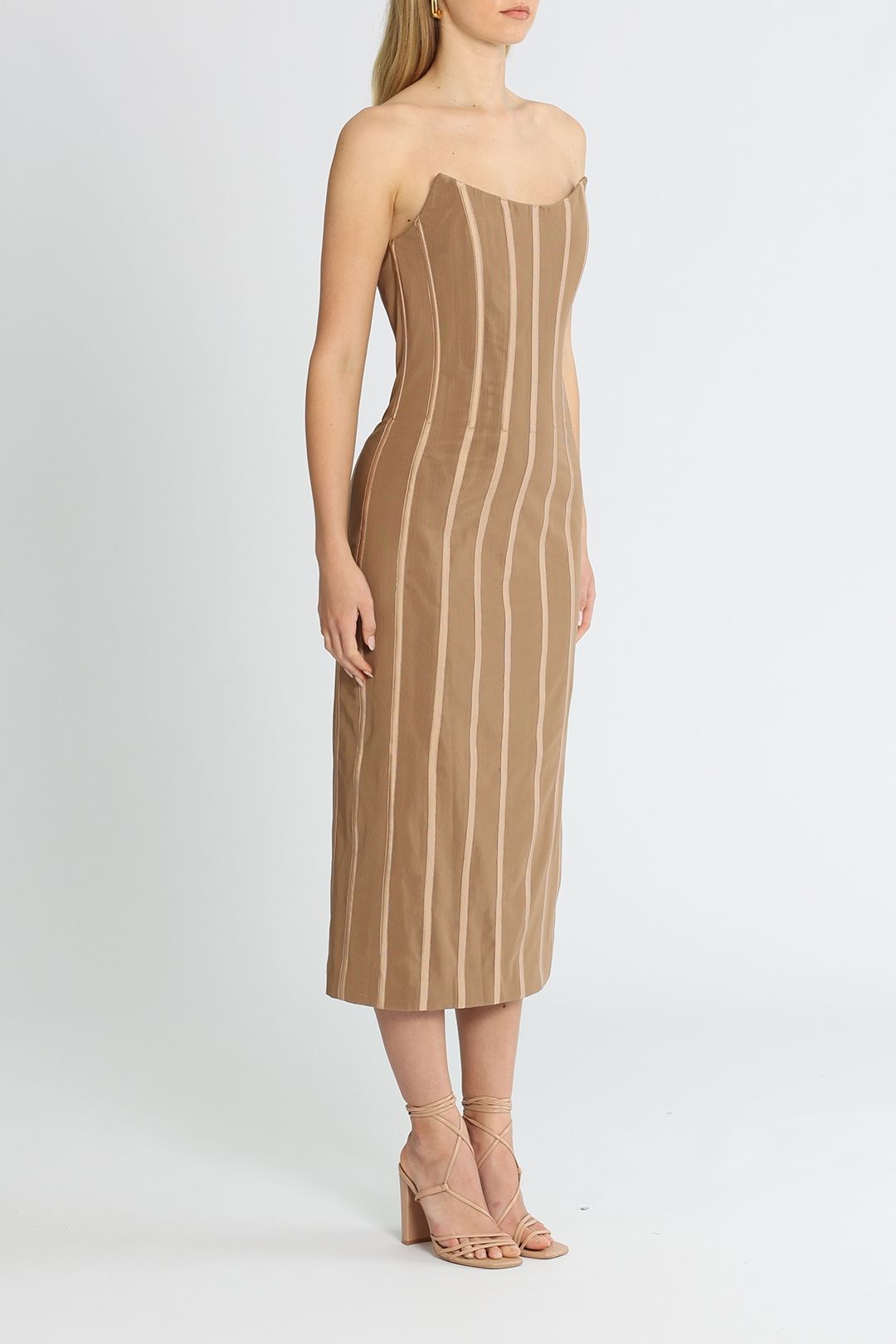 Misha Zoe Dress Brown