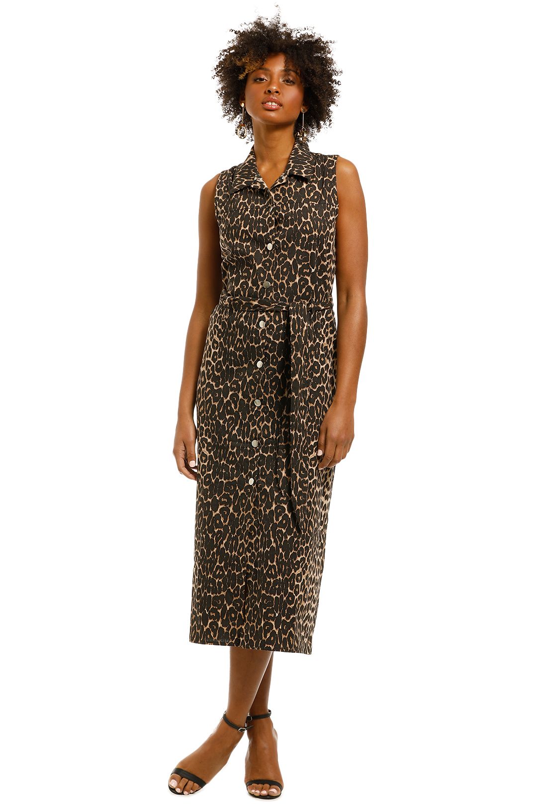 MLM-Label-Sorcery-Midi-Dress-Leopard-Front
