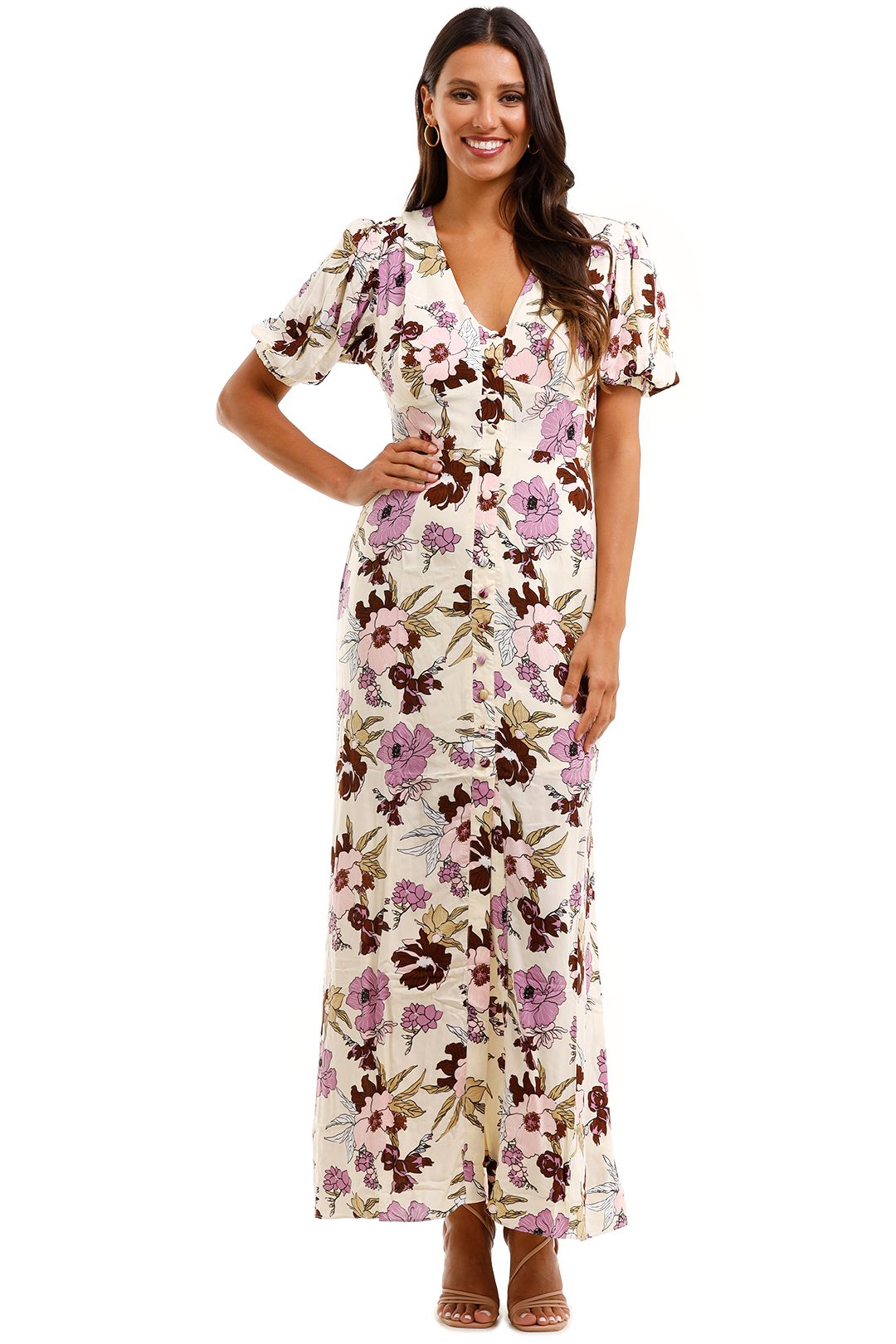 MLM Label Nile Maxi Dress Aster Floral Light Boho Feminine