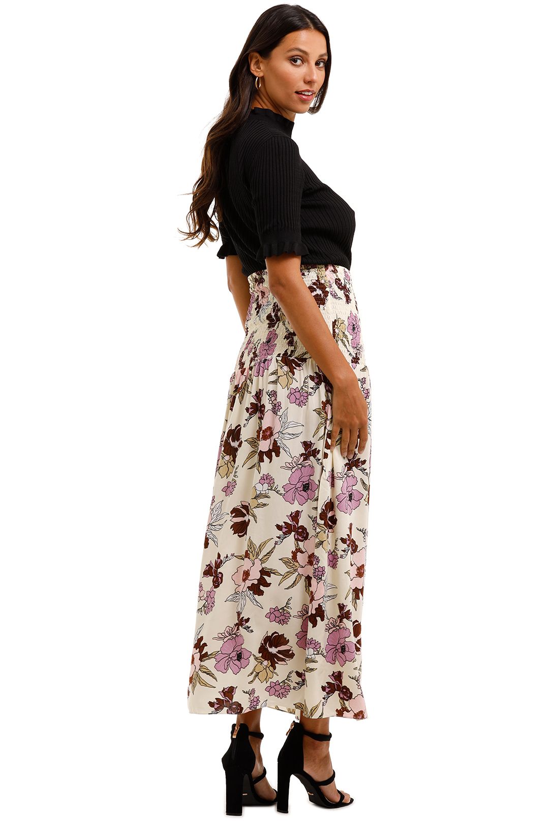 MLM Label Tome Skirt Aster Floral Light Maxi Length